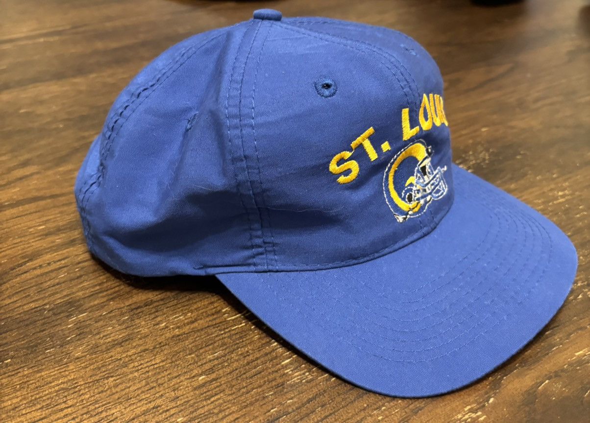 NFL × Vintage Vintage St Louis Rams NFL Logo 7 Snapback Hat Size ONE SIZE - 2 Thumbnail