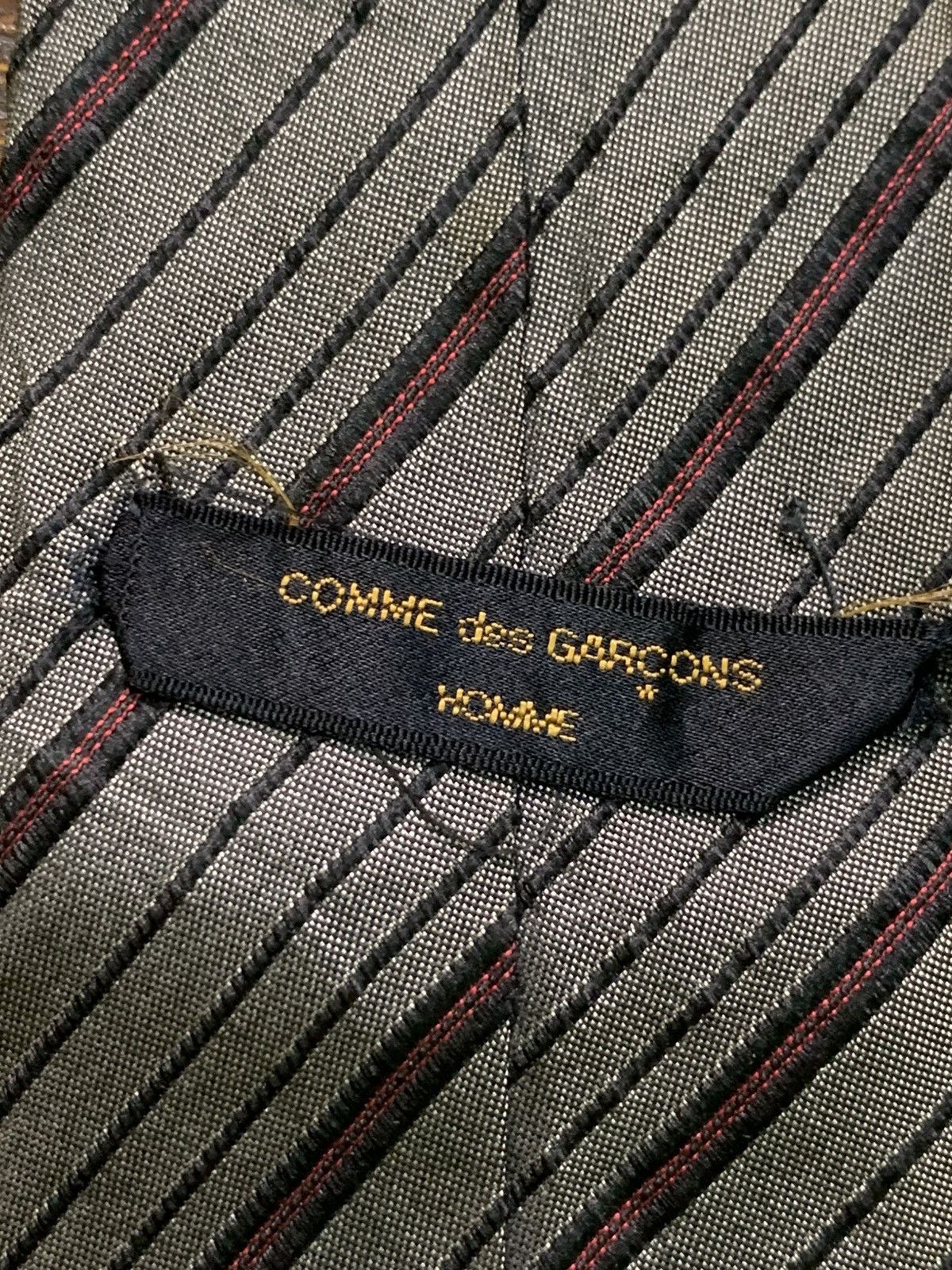 Comme des Garcons × Designer × Japanese Brand Rare Design Vintage Comme des Garcons Homme Ties Size ONE SIZE - 4 Thumbnail