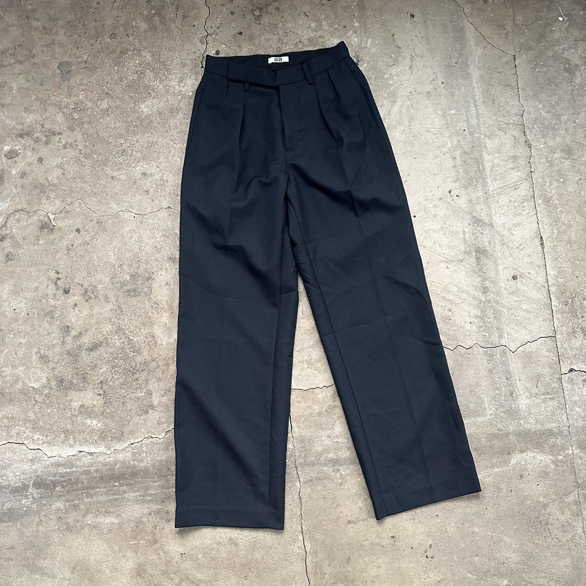 Christophe Lemaire × Uniqlo Uniqlo U Wide-leg 5-pocket trousers Size 25" / US 0 / IT 36 - 2 Thumbnail