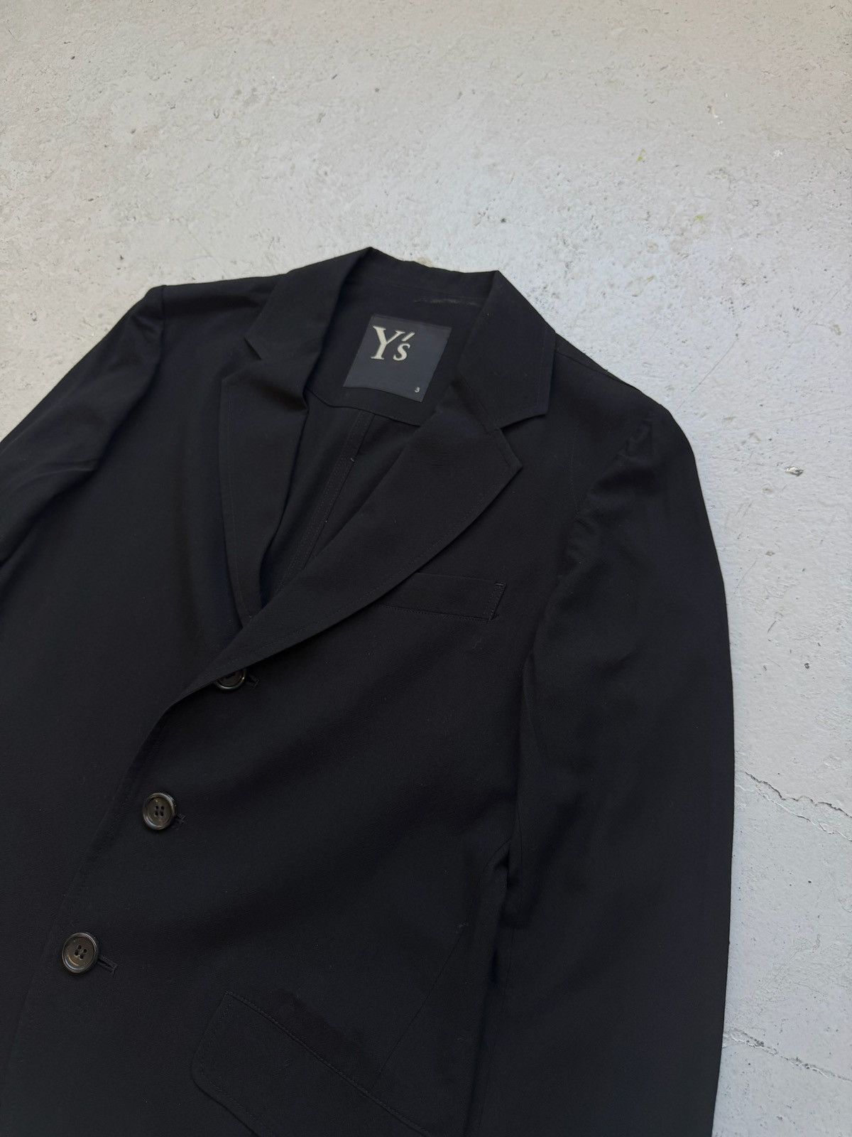 Yohji Yamamoto Yohji Yamamoto Y's Black Womens Blazer Size L / US 10 / IT 46 - 2 Thumbnail