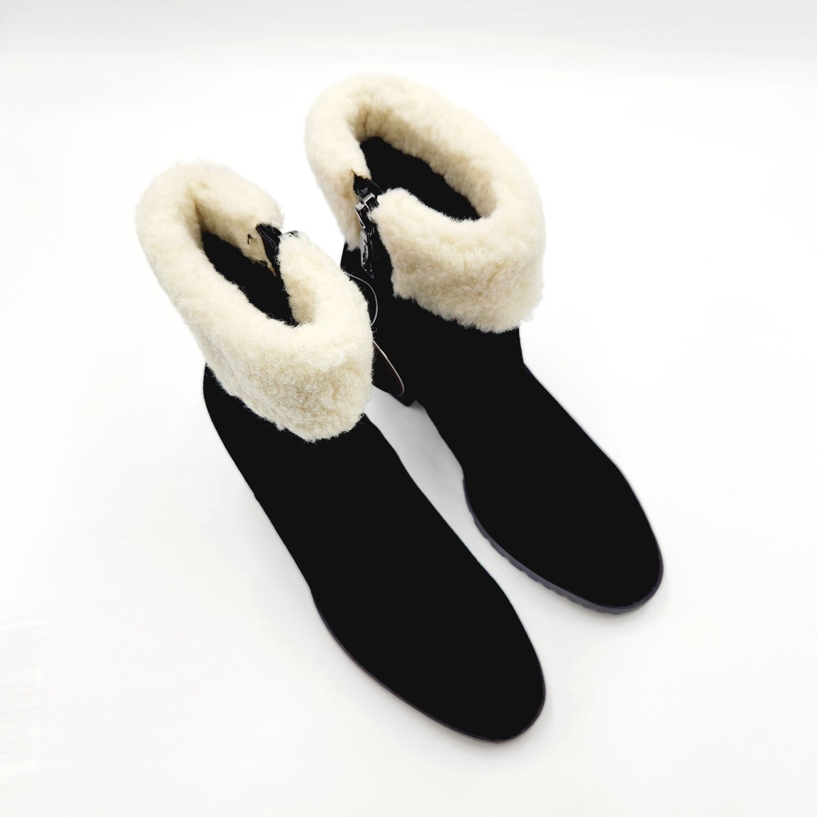 The Unbranded Brand Blondo Women Black Waterproof Suede Ankle Booties Size 10M Size US 10 / IT 40 - 4 Thumbnail