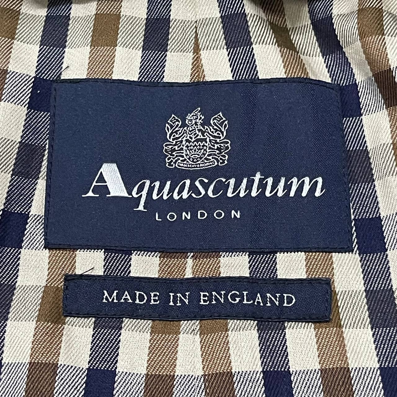 Aquascutum Vintage Aquascuntum London Trench Coat Checkered Size US L / EU 52-54 / 3 - 12 Thumbnail
