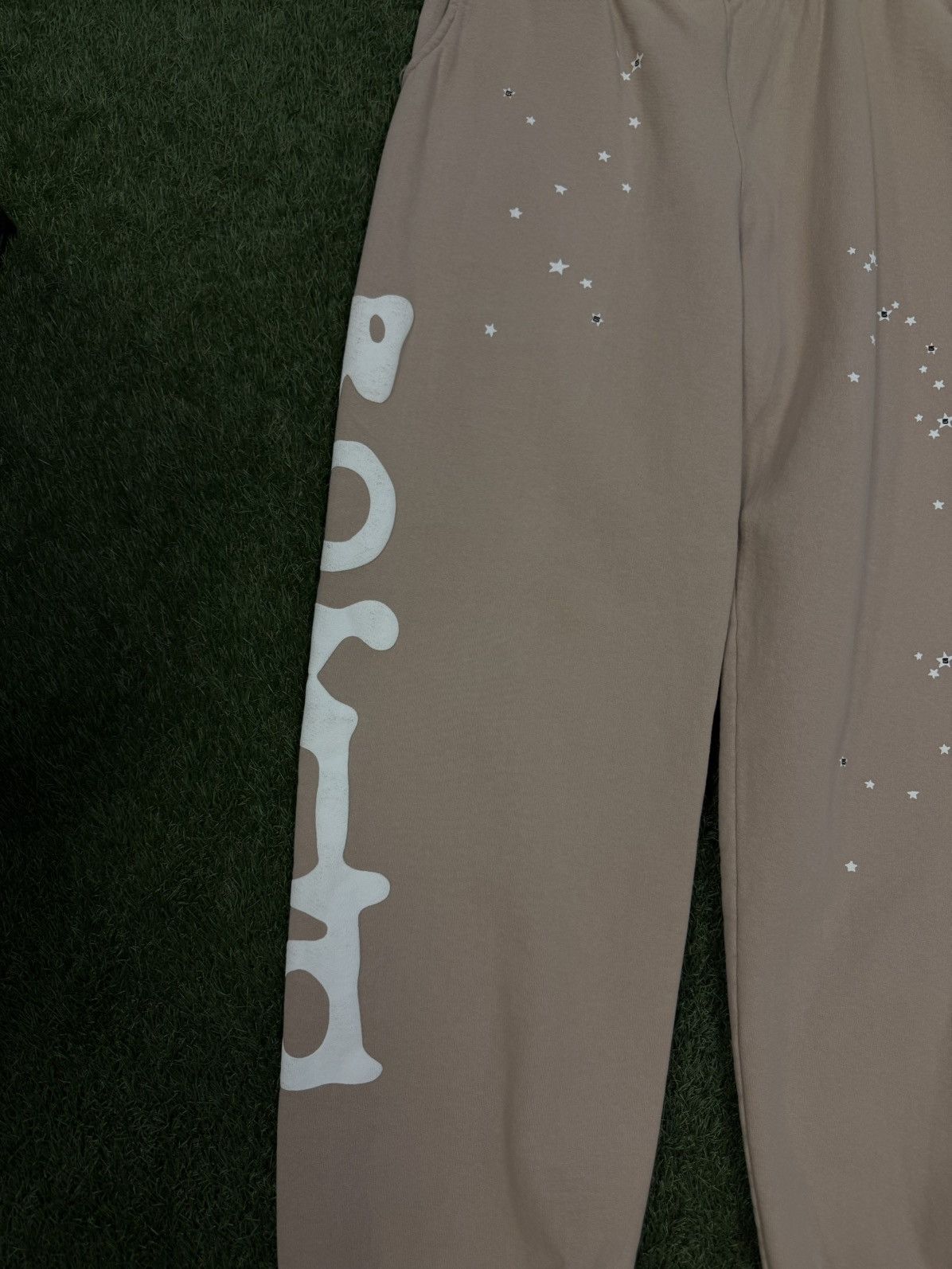 Sp5der Sp5der WorldWide Tan Sweatpants Size Large (NEW) Size US 33 - 4 Thumbnail