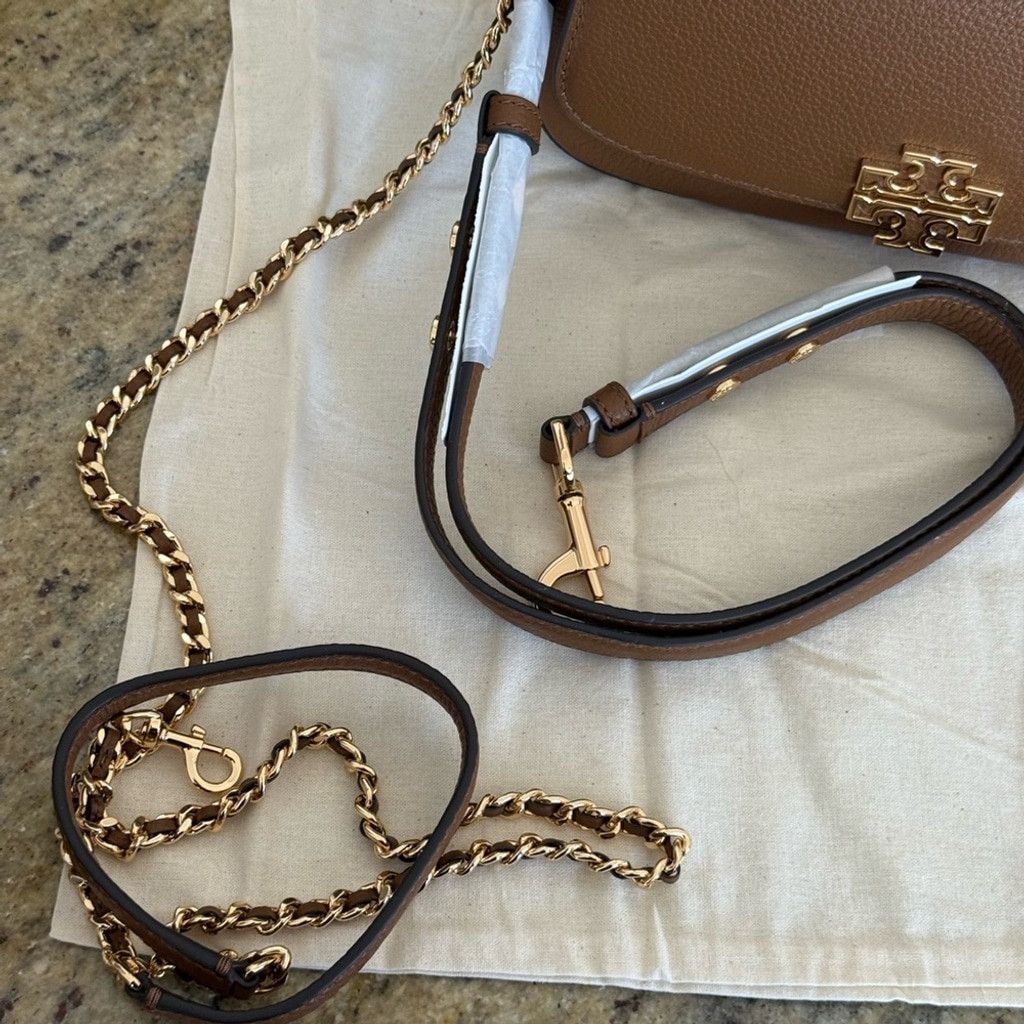 Tory Burch Tory Burch BRITTEN CONVERTIBLE CROSSBODY Leather Shoulder in Size ONE SIZE - 8 Thumbnail