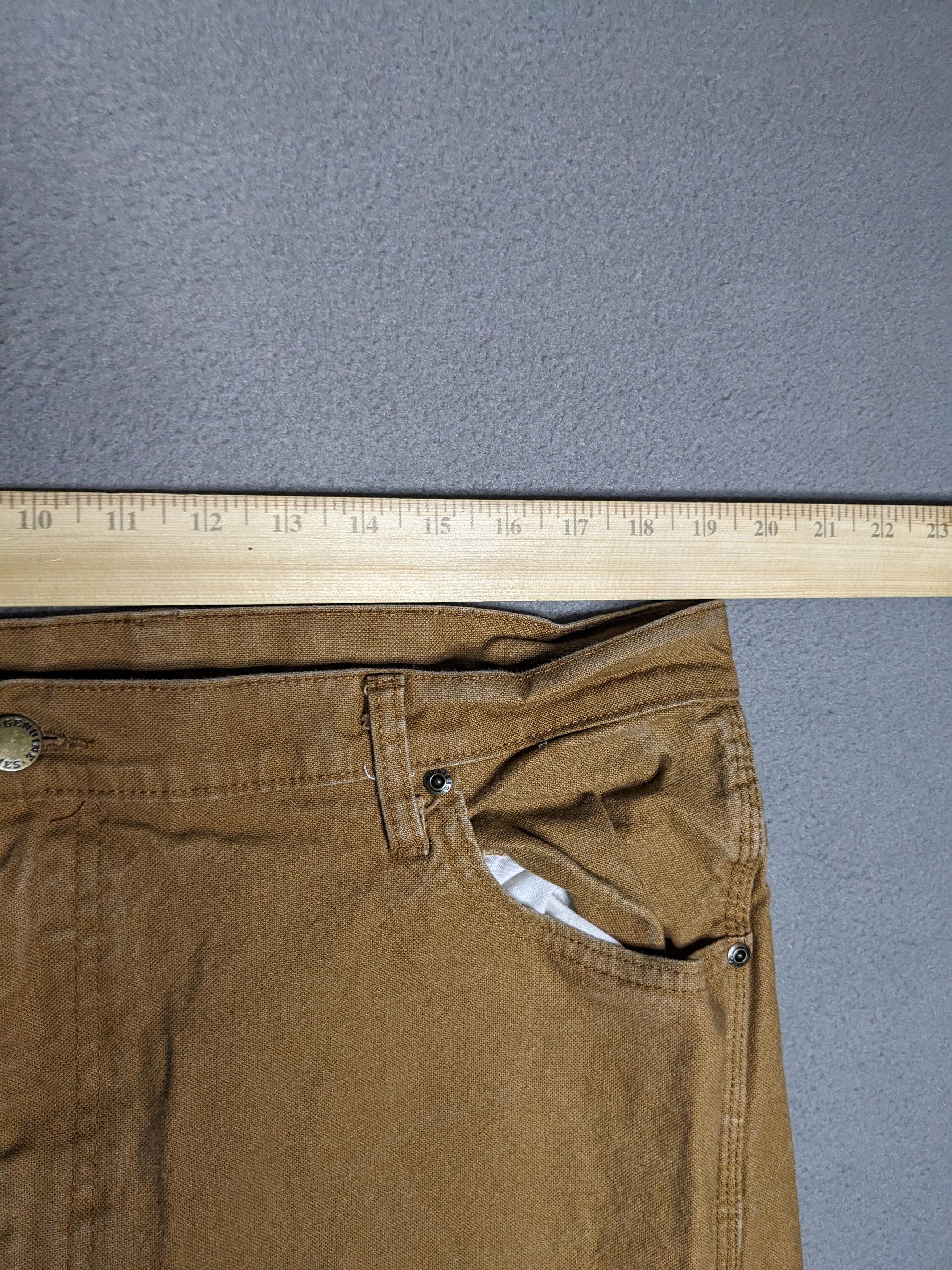 Dickies Dickies Carpenter Pants 38x30 Canvas Beige Distressed Faded Size US 38 / EU 54 - 13 Thumbnail