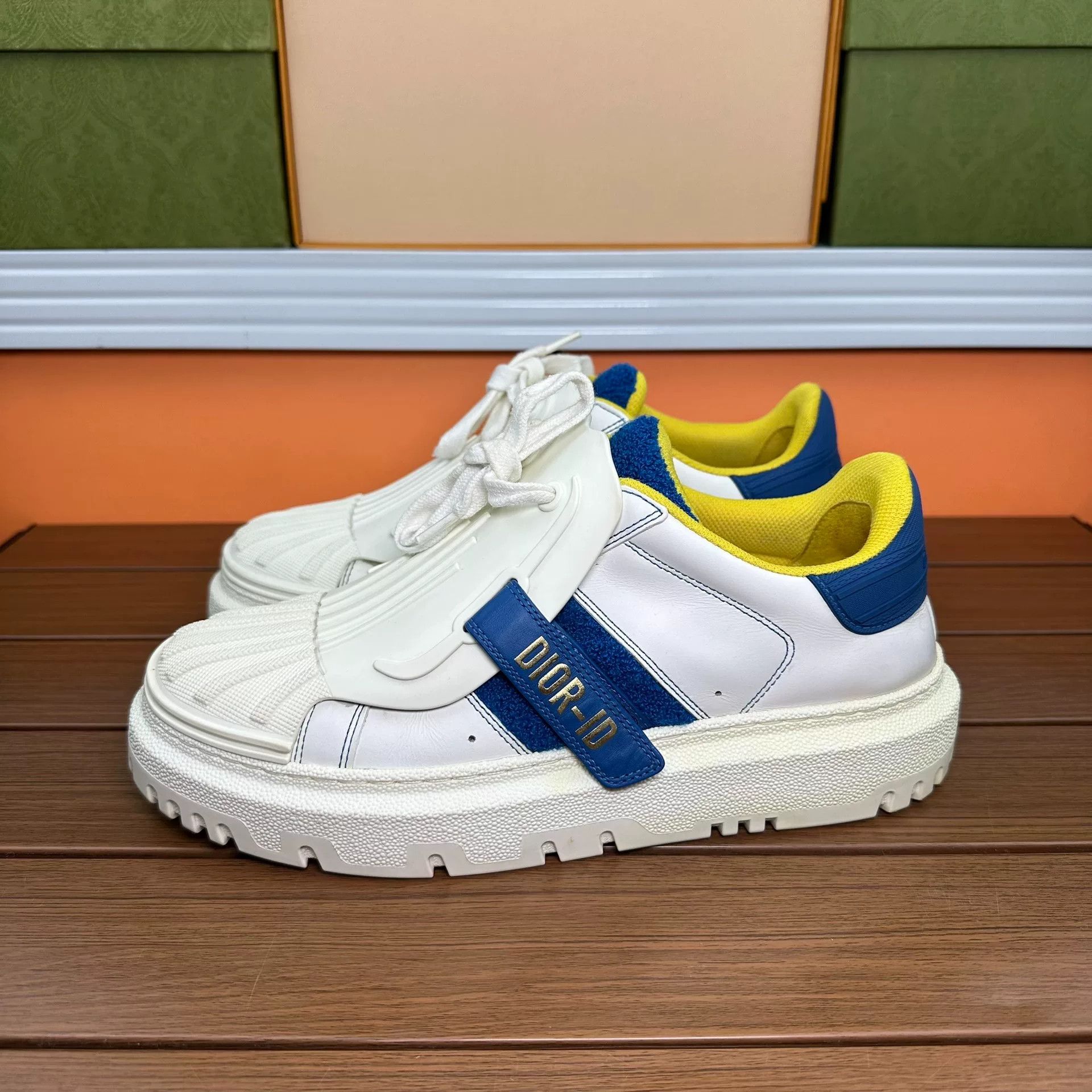 Dior Dior Blue Lowtop Sneakers it_38 Women Size US 8 / IT 38 - 1 Thumbnail