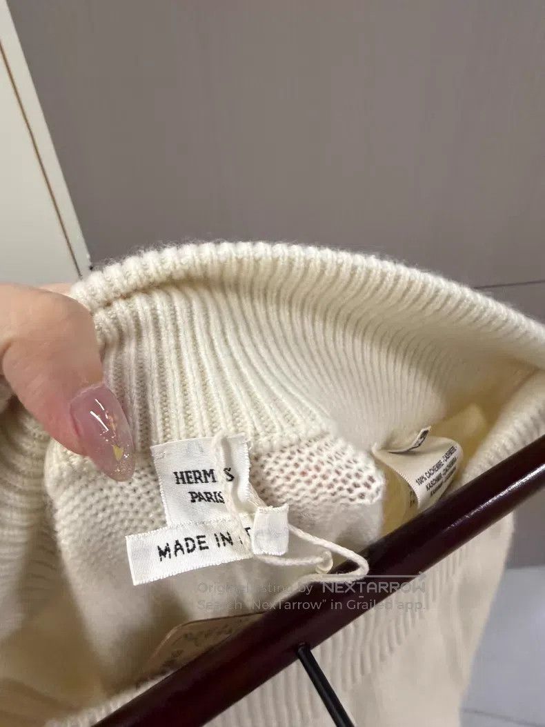 Hermes Hermes Solid Color Cashmere Casual Trousers - Cashmere Size 24" / US 00 / IT 34 - 3 Thumbnail