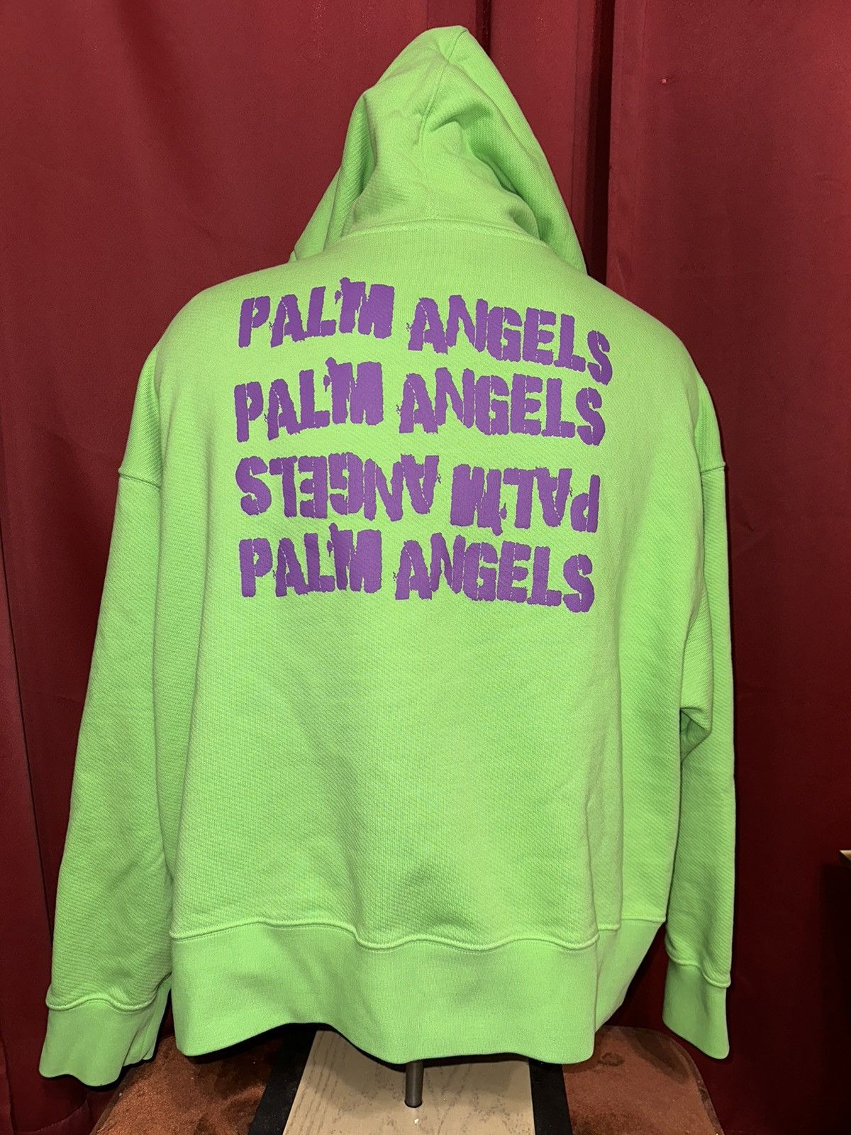 Palm Angels Palm Angels Green Angel Hoodie Designer Streetwear Grail Size US L / EU 52-54 / 3 - 2 Thumbnail