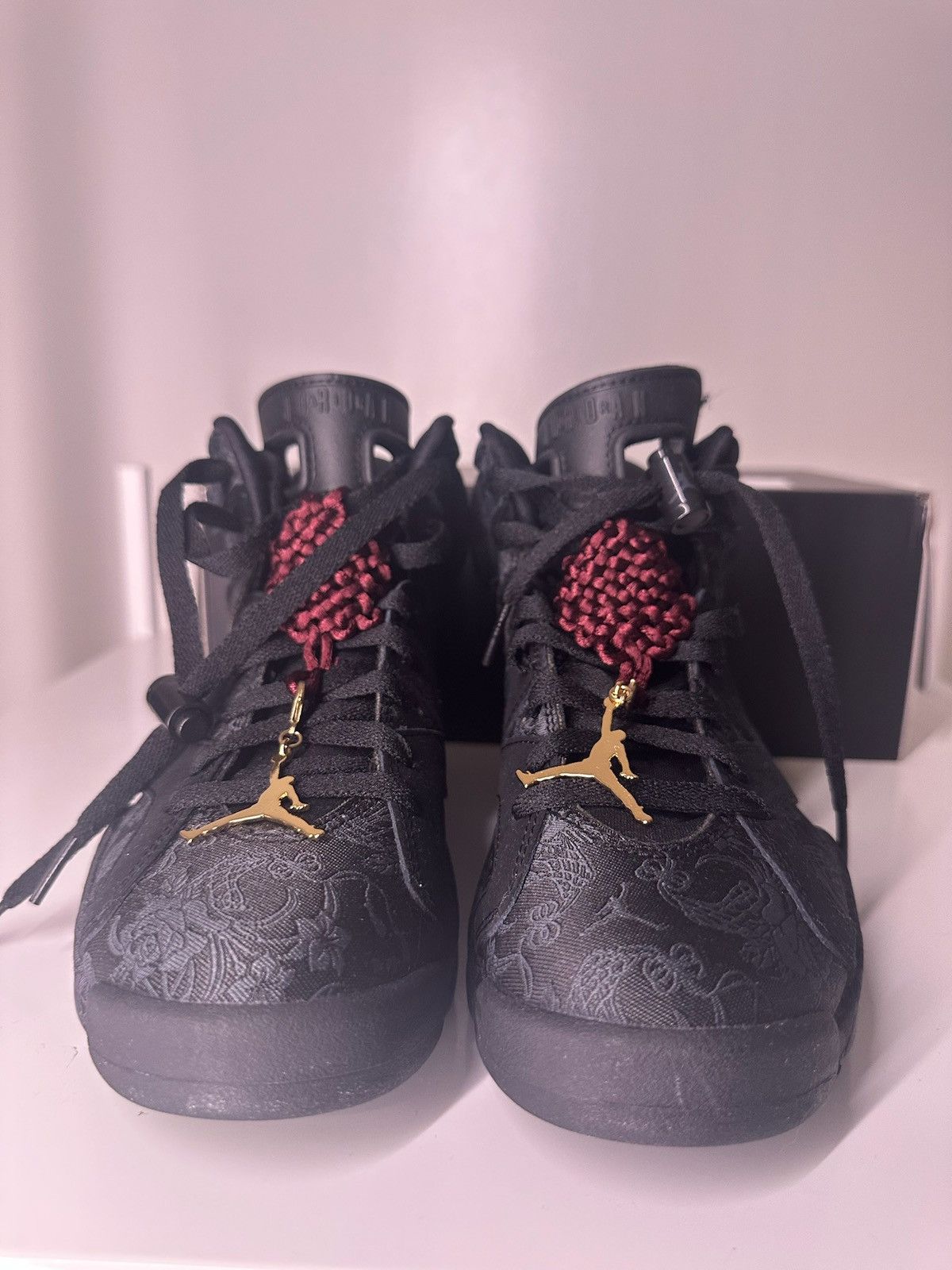 Jordan Brand Air Jordan retro 6 Single Days Retro Black for Women Size US 5.5 / IT 35.5 - 5 Thumbnail