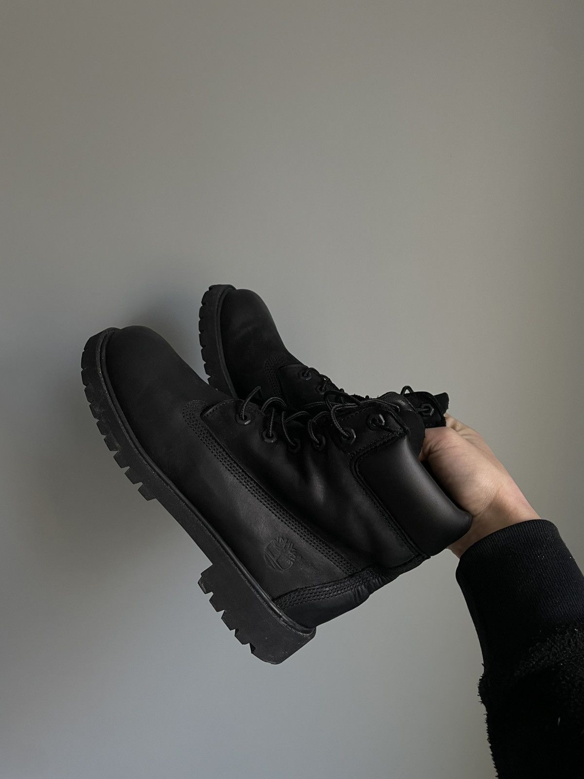 Timberland Timberland 6 Inch Waterproof Black Boots Size US 6 / EU 39 - 1 Thumbnail
