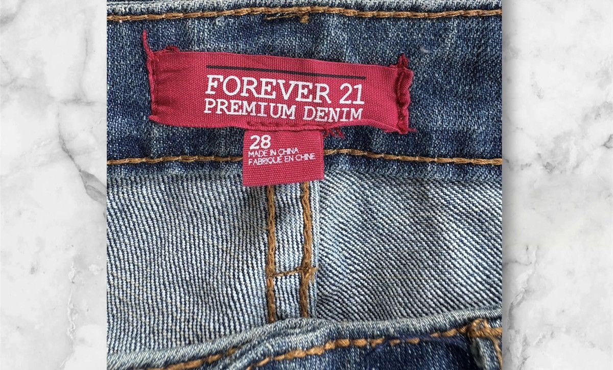 Forever 21 Forever 21 Streetwear Skinny Distressed Denim Pant Size US 32 / EU 48 - 13 Thumbnail