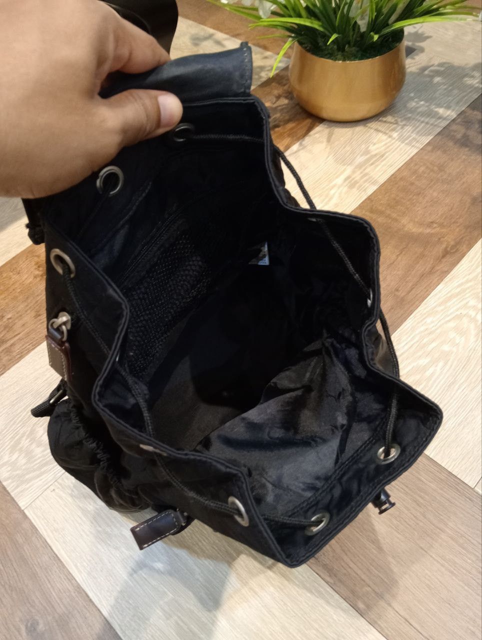 Y's YOHJI YAMAMOTO SACSNY Y'SACCS BACKPACK - BLACK Size ONE SIZE - 10 Thumbnail