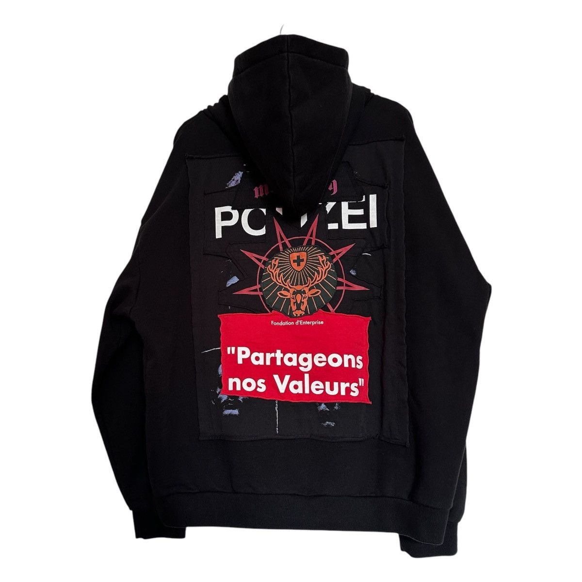 Vetements Vetements Russia Patchwork Zip Up Hoodie AW18 Size US S / EU 44-46 / 1 - 2 Thumbnail