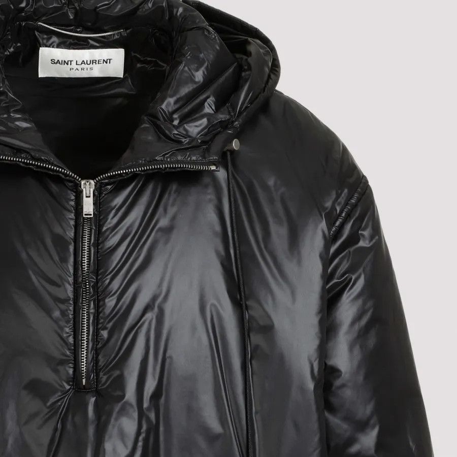 Saint Laurent Paris o1tp1o0325 Cassandre Anorak In Nylon in Black Size US M / EU 48-50 / 2 - 4 Thumbnail