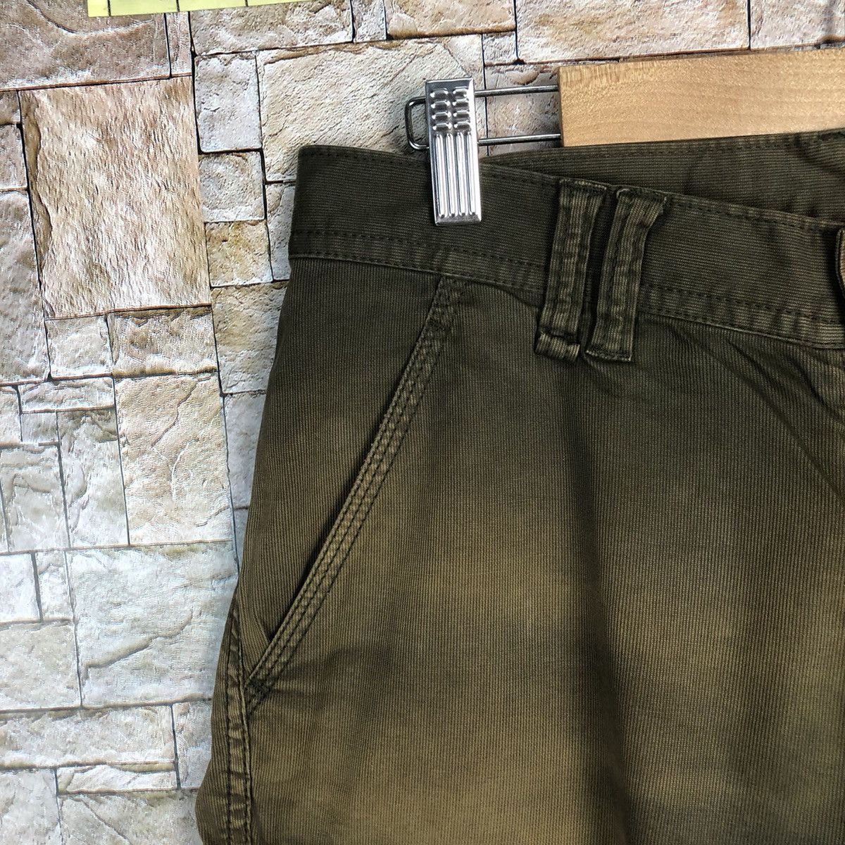 Faded Glory Rattle Trap Brown faded Cargo Multipocket Pants #A312 Size US 31 - 7 Thumbnail