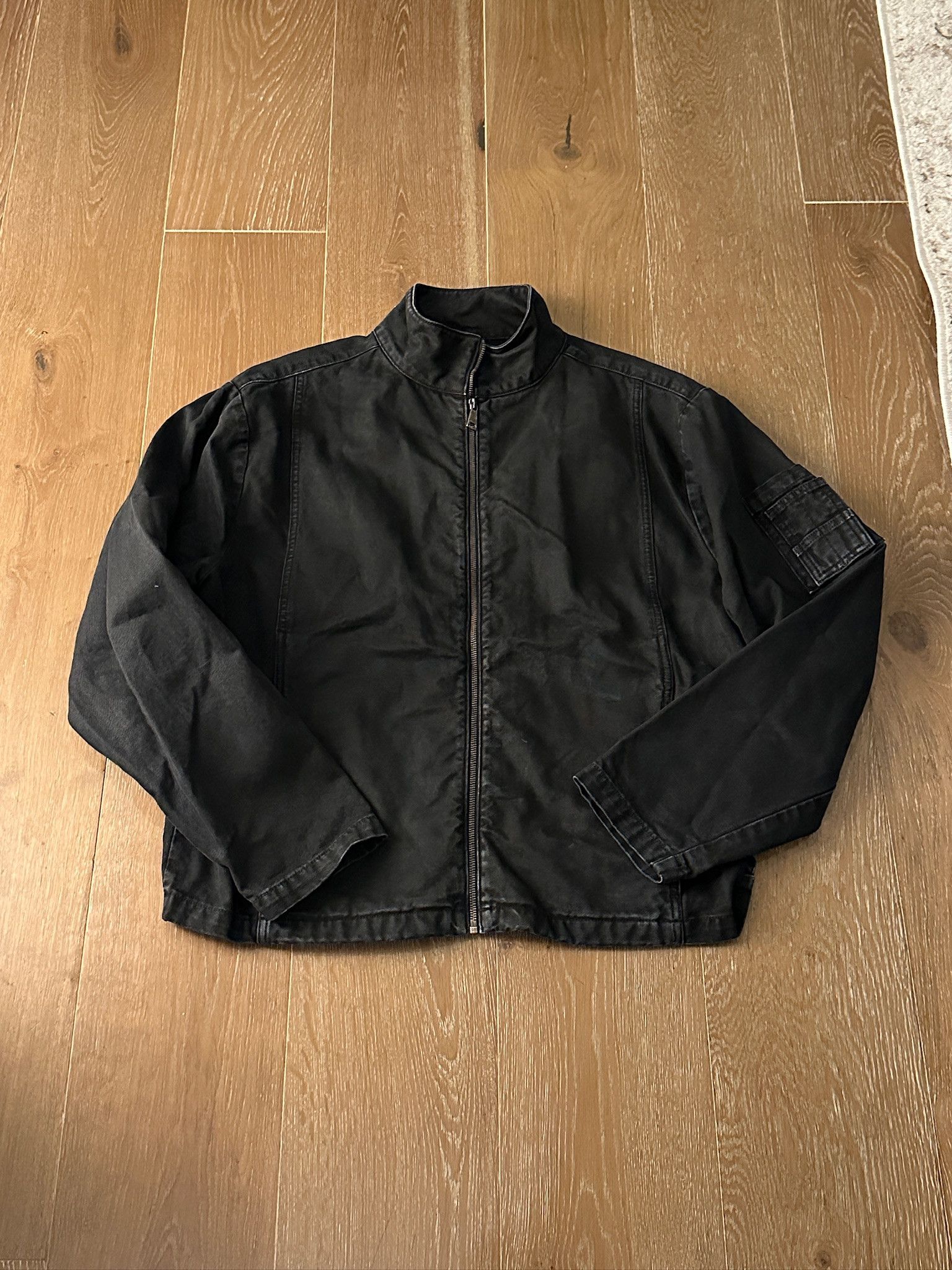 No Maintenance No Maintenance Black Canvas Mechanic Jacket XS 