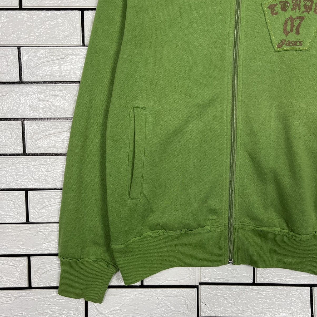Asics ASICS TOKYO 07 Green Zipper Hoodie Sweatshirt #4232-C193 Size US S / EU 44-46 / 1 - 6 Thumbnail
