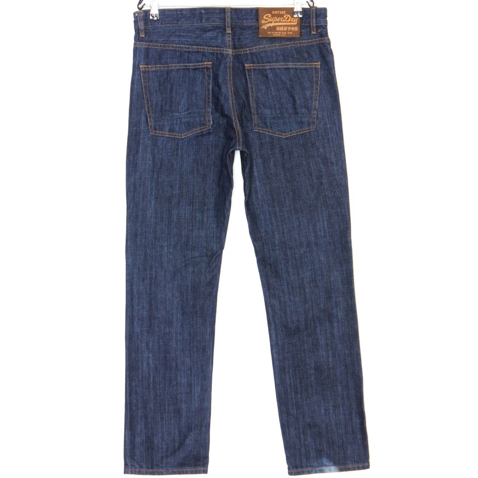 Superdry SUPERDRY Jeans Men Size W34 L32 Blue Cotton Denim 34 inches Inseam 32 Regular Straight Vintage No Size US 34 / EU 50 - 2 Thumbnail