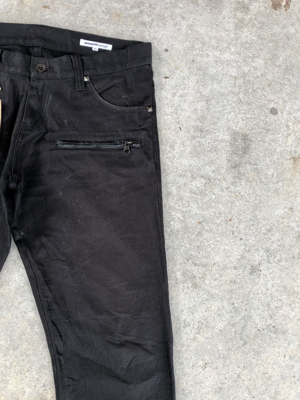 If Six Was Nine Semantic Design Flared Jeans Wax Jeans Size US 32 / EU 48 - 5 Thumbnail