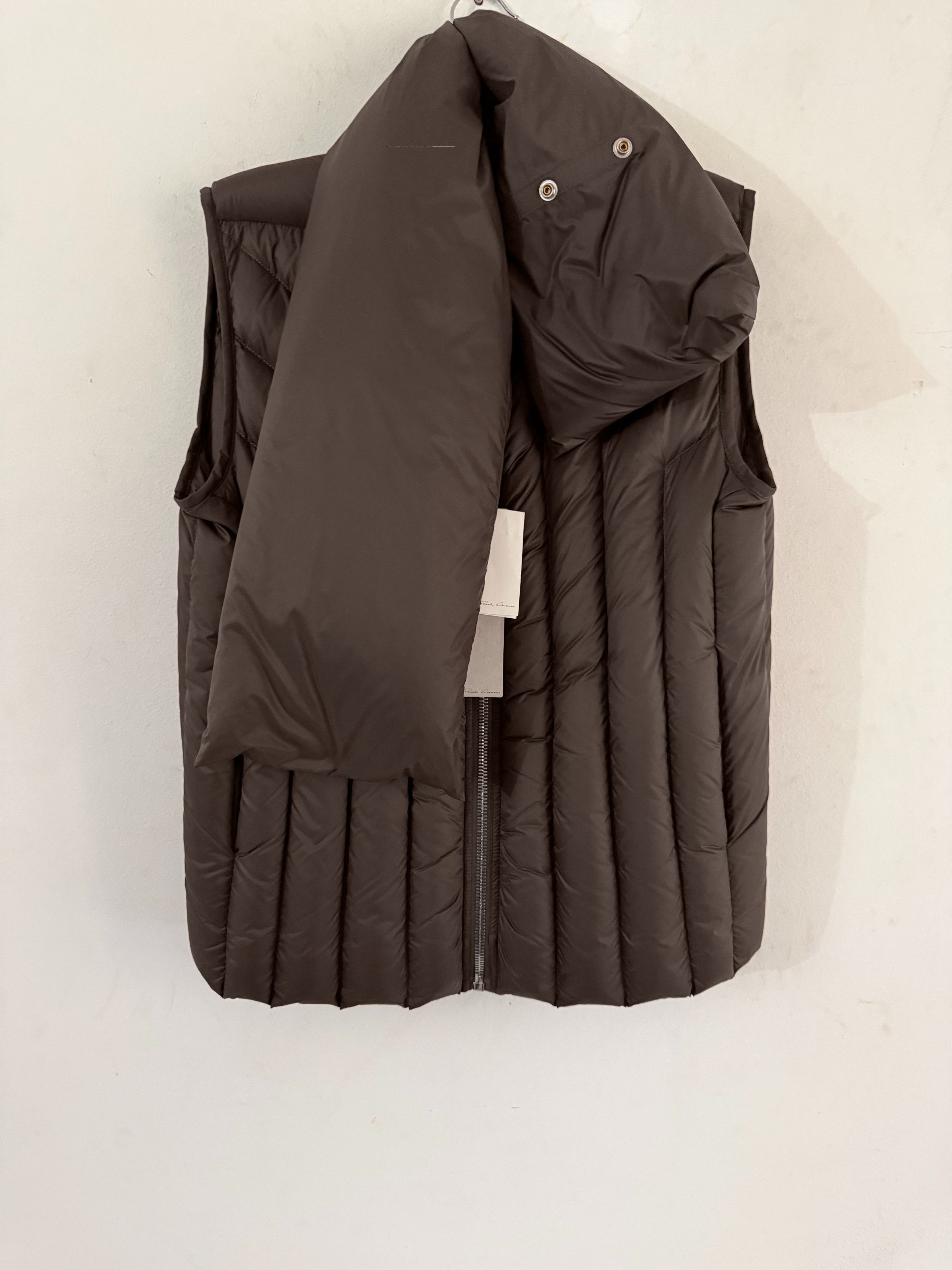 Rick Owens Sz 50 Gimp Detachable-Neck Padded Gilet Size US M / EU 48-50 / 2 - 8 Thumbnail