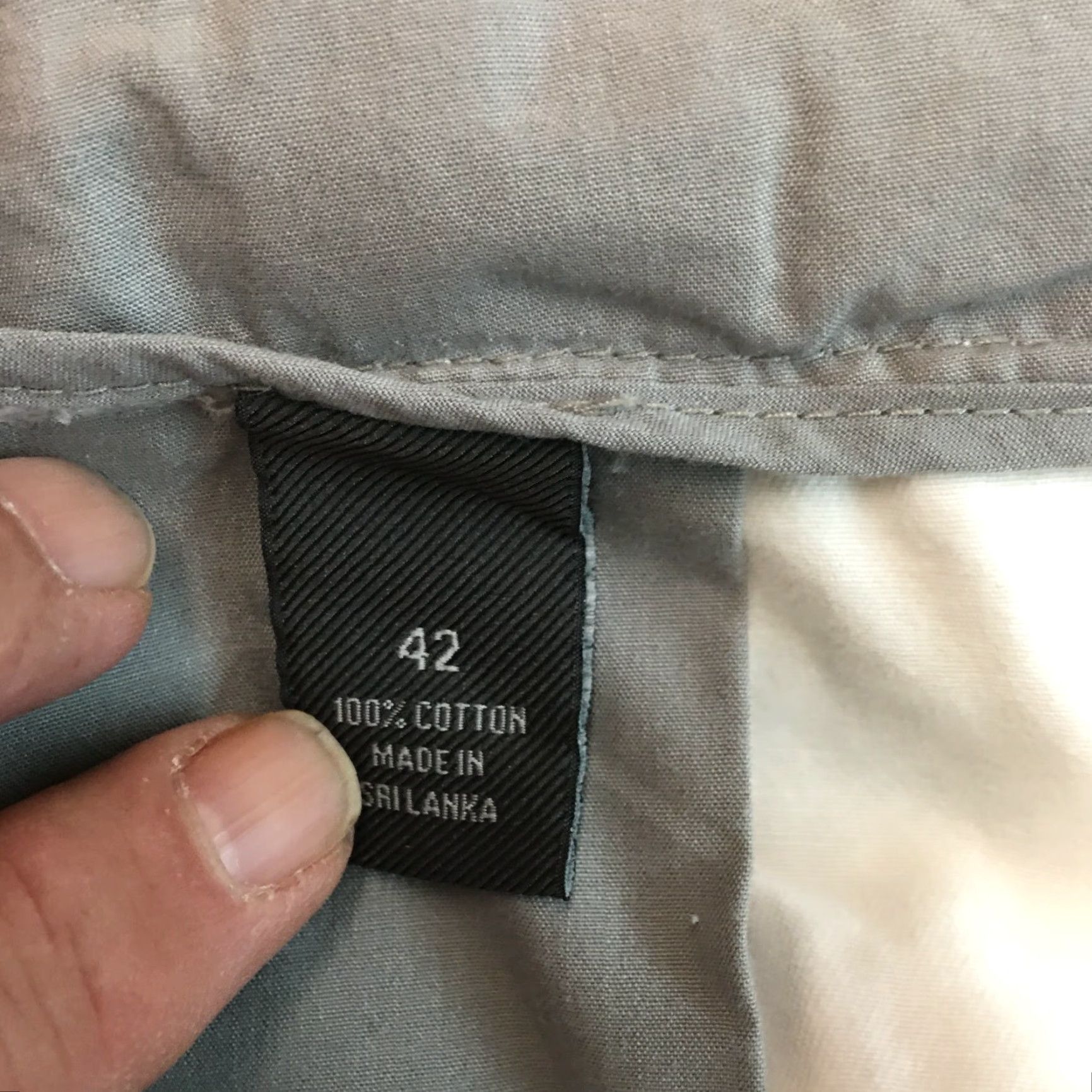 Vintage Men's Chino Shorts Casual High Rise Flat Front White Size 42 Regular Fit Breathable 100% Cotton Size US 42 / EU 58 - 3 Thumbnail