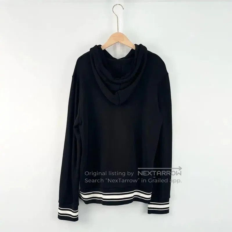 Alexander McQueen Alexander McQUEEN Black Striped Logo Hoodie . Size US XL / EU 56 / 4 - 2 Thumbnail