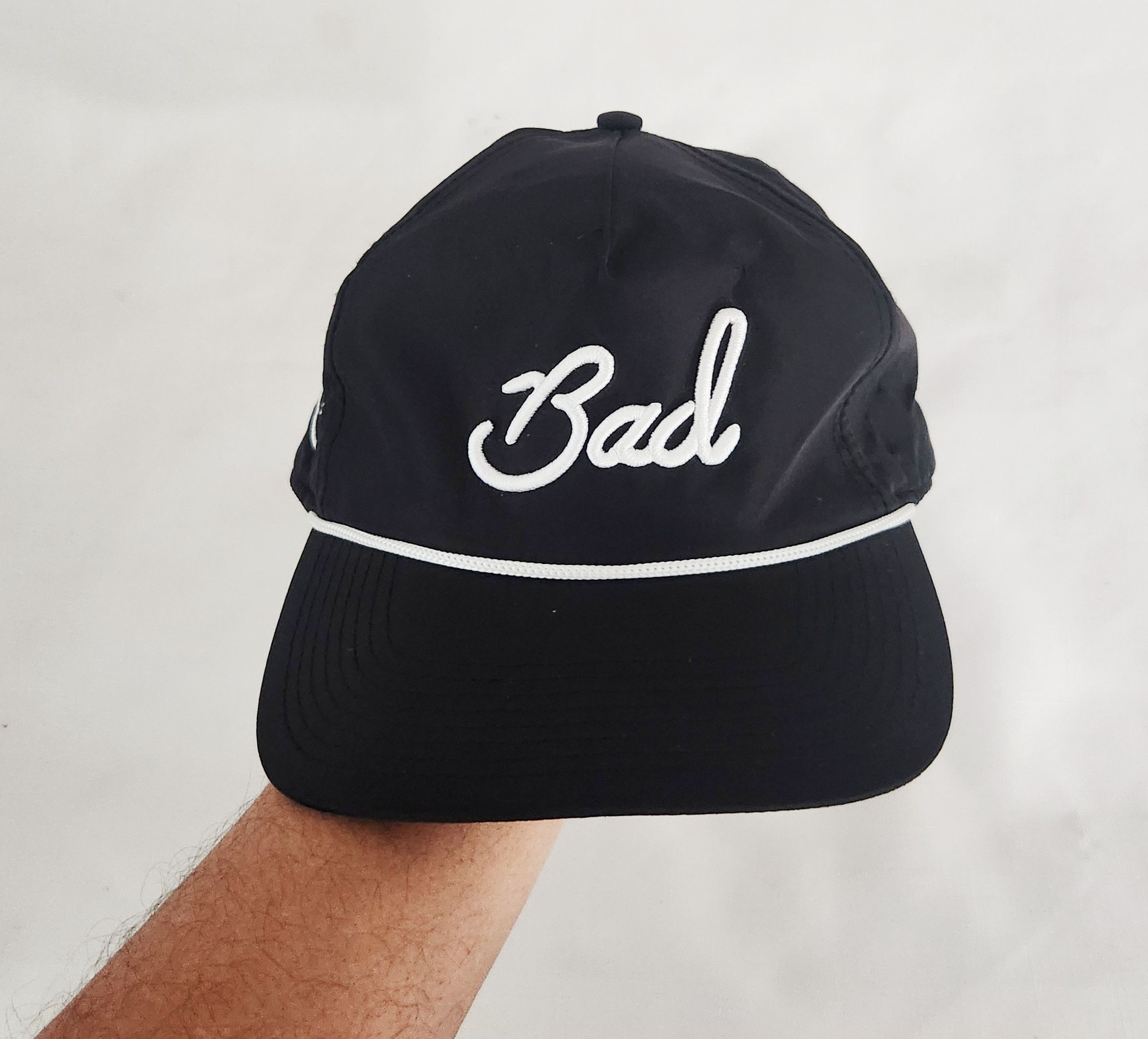 Bad Birdie Bad Birdie Mens Adult Unisex Rope Golf Hat Snapback Black Size ONE SIZE - 1 Thumbnail