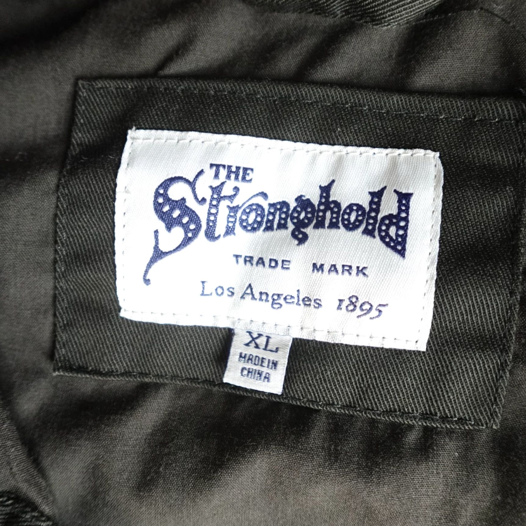 Olive Stronghold Mens Jacket XL Green Olive Eisenhower, Military Jacket, Cotton Blend, Zip, Solid, Casual, Winter Spring Fall, Regular, Men, Vintage No Size US XL / EU 56 / 4 - 3 Thumbnail