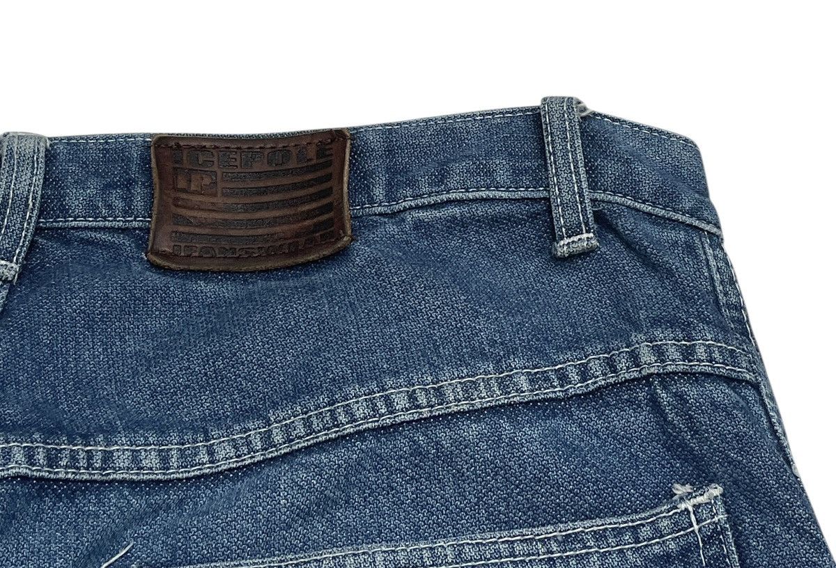 Japanese Brand × Vintage Rare Design Vintage Brand Ice Pole Rapper Baggy Jeans 1990s Size US 39 - 9 Thumbnail