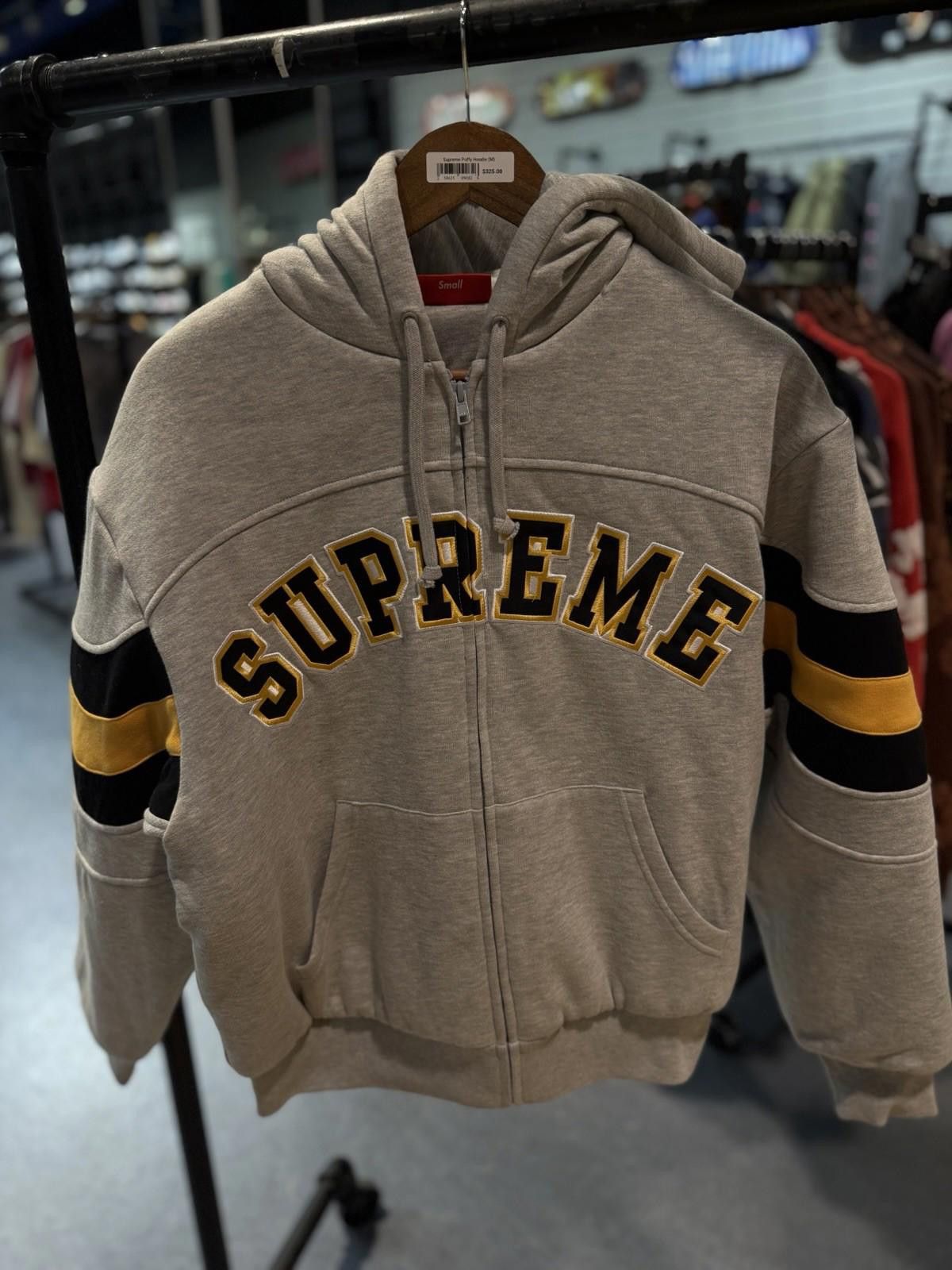 Supreme Supreme Pilled Zip Up Hooded Sweatshirt Cheetah | Grailed