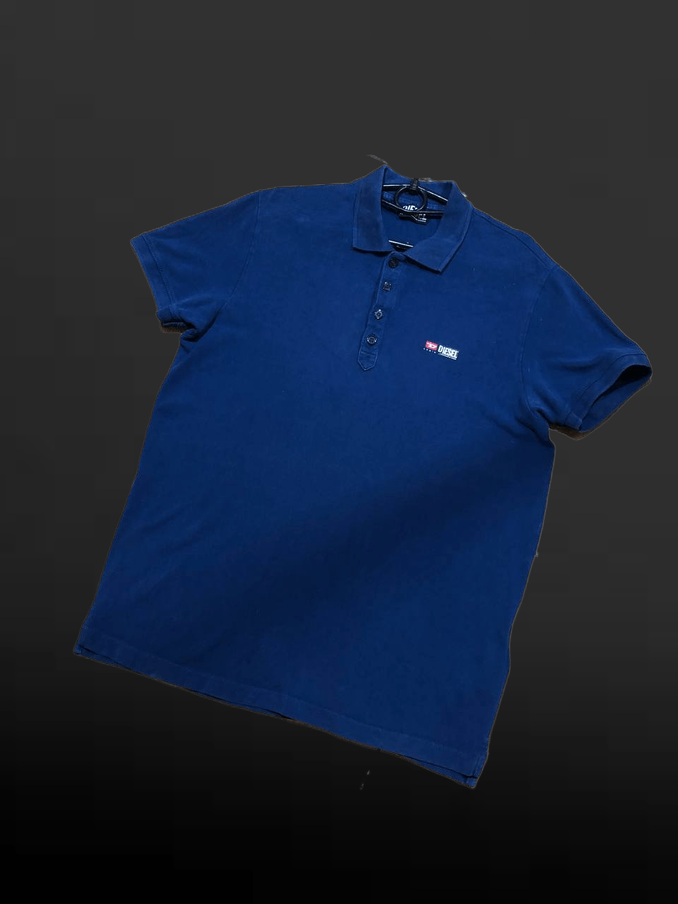 Diesel Logo T-Shirt Diesel Y2K Blue Polo Streetwear Size US L / EU 52-54 / 3 - 1 Thumbnail