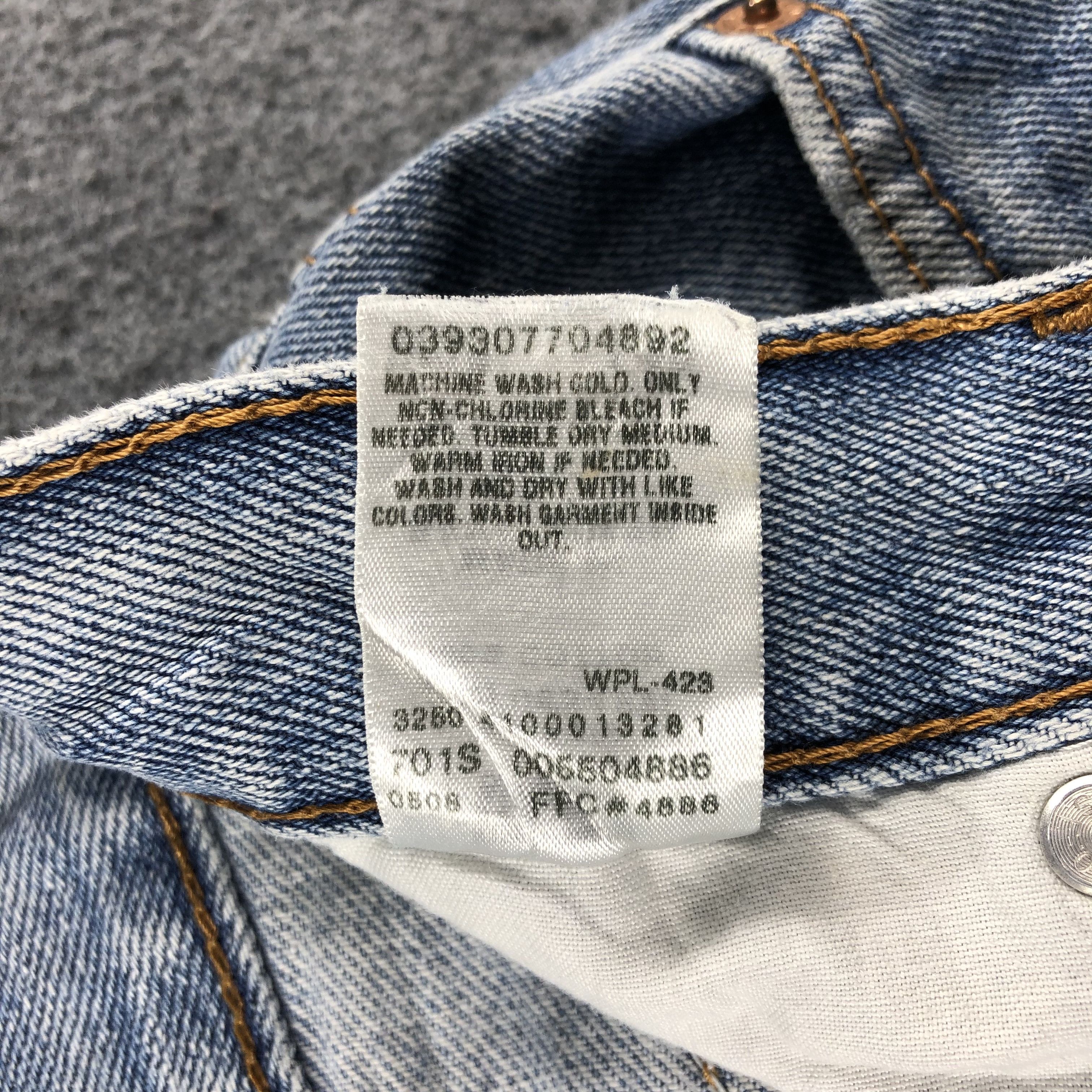 Levi's Vintage Blue Wash Levis 550 Jeans-J2638 Size US 34 / EU 50 - 13 Thumbnail