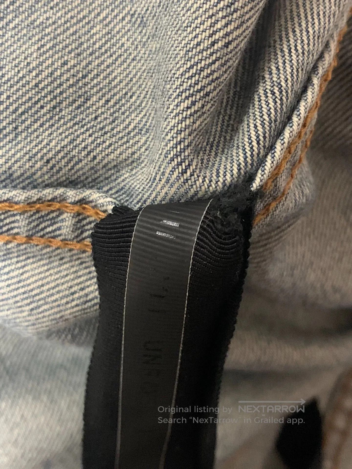 Ben Taverniti Unravel Project Unravel Project Classic Ribbon Denim Jacket. Size US S / EU 44-46 / 1 - 7 Thumbnail
