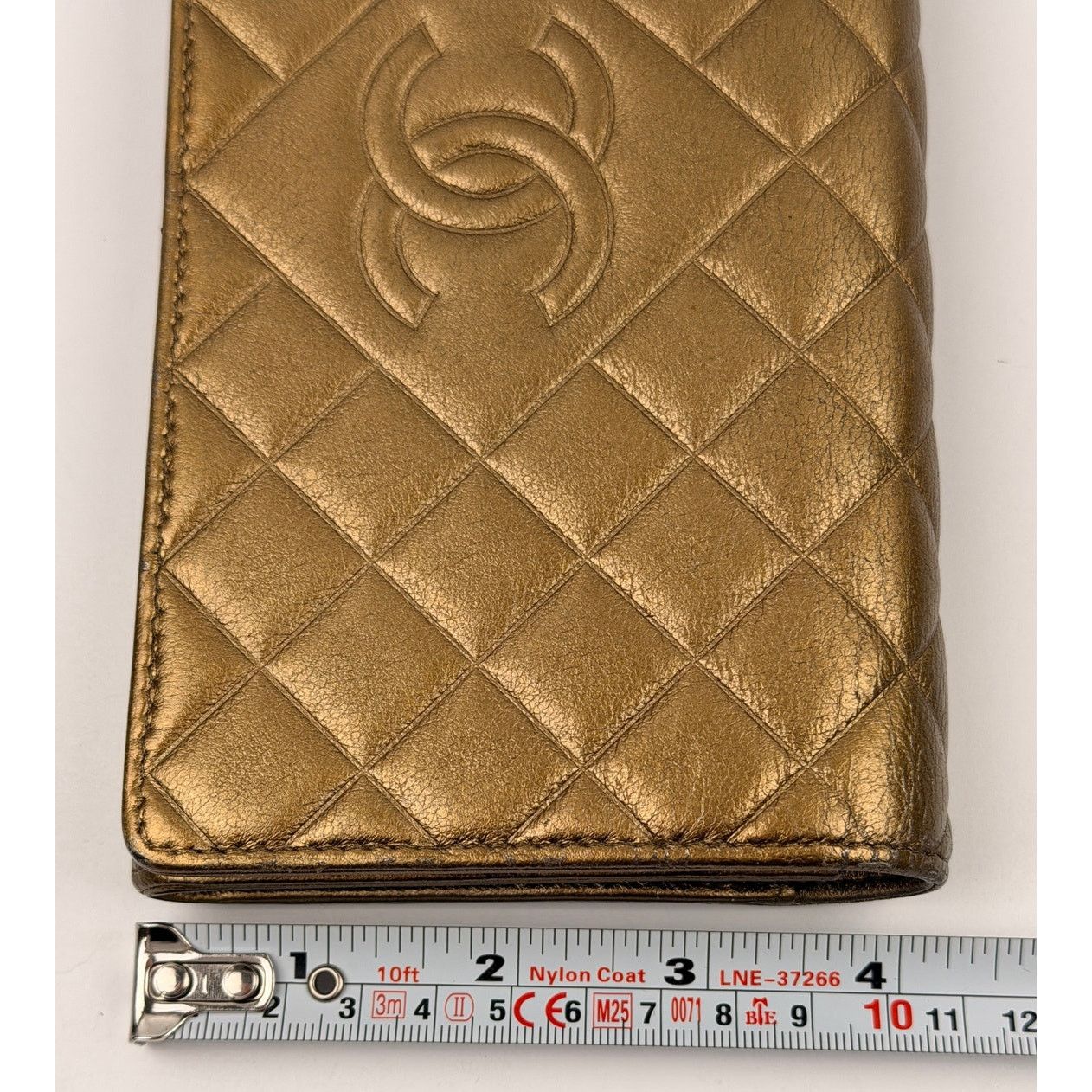 Chanel CHANEL Coco Mark Gold Matelasse Flap Wallet Size ONE SIZE - 14 Thumbnail