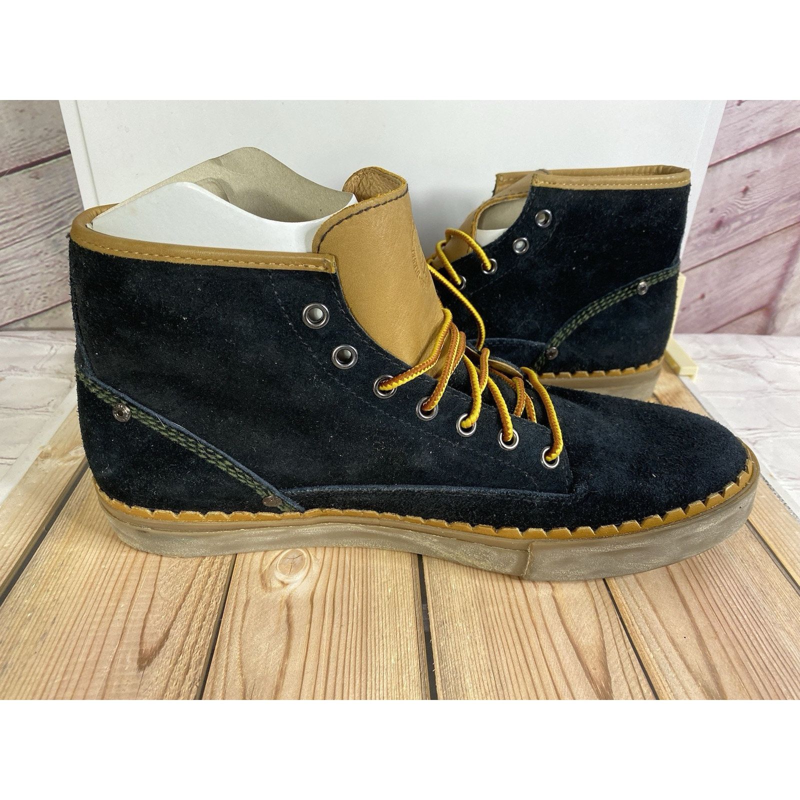 Diesel NWT DIESEL Men's 12 Ankle Boots 'The Pager' WATCHU Leather Size US 12 / EU 45 - 11 Thumbnail