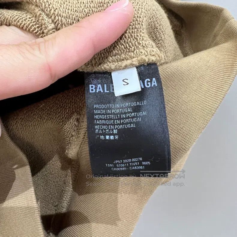 Balenciaga Balenciaga Slogan Letter Hooded Sweatshirt Size US S / EU 44-46 / 1 - 4 Thumbnail