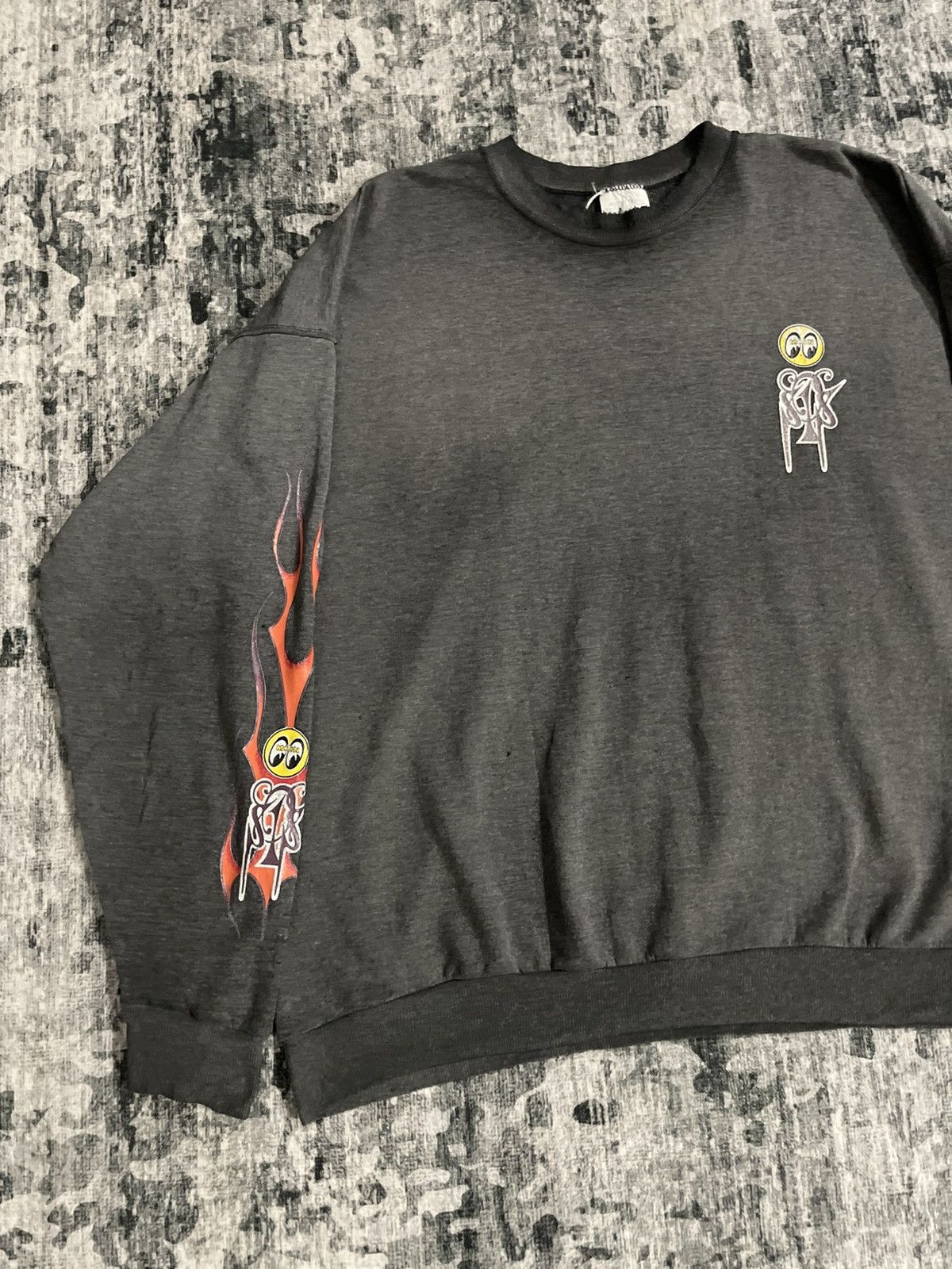 Vintage Vintage Mooneyes Equipment Sweatshirt Size US XL / EU 56 / 4 - 4 Thumbnail