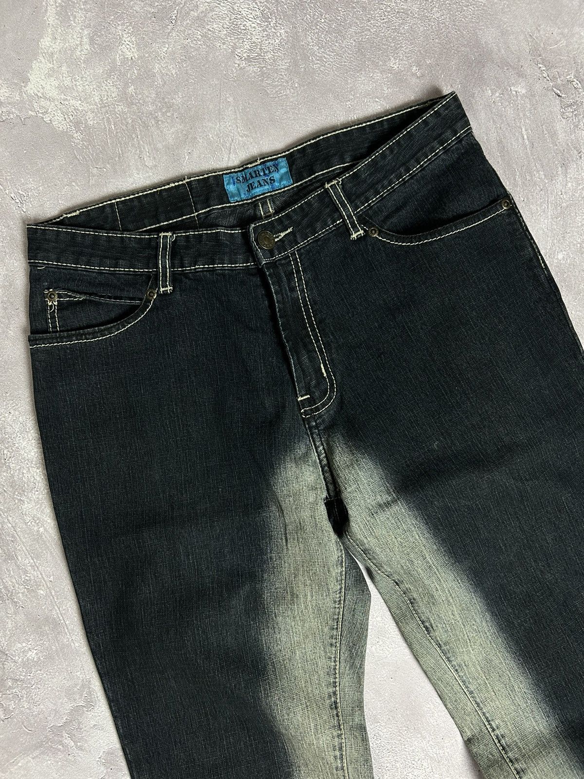 Vintage y2k Smarten Flared Jeans Vintage sz 30x34 90s RARE Size US 30 / EU 46 - 2 Thumbnail