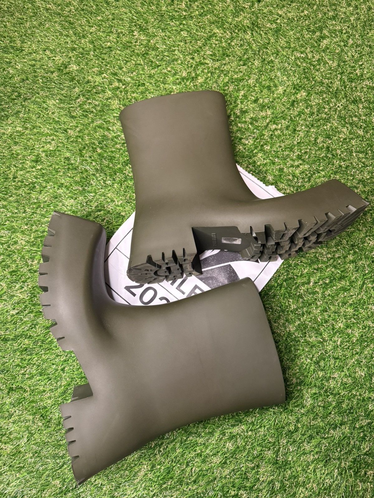 Balenciaga Balenciaga Trooper Boots Dark Green Size US 7 / EU 40 - 4 Thumbnail