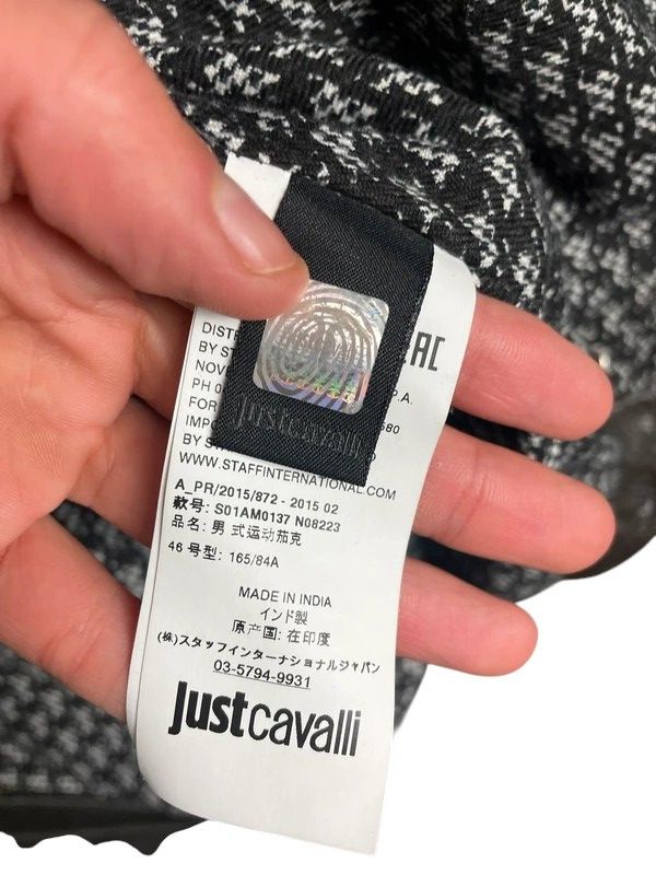 Just Cavalli Just Cavalli Washed Leather Biker Jacket, c.2010s Size US S / EU 44-46 / 1 - 5 Thumbnail