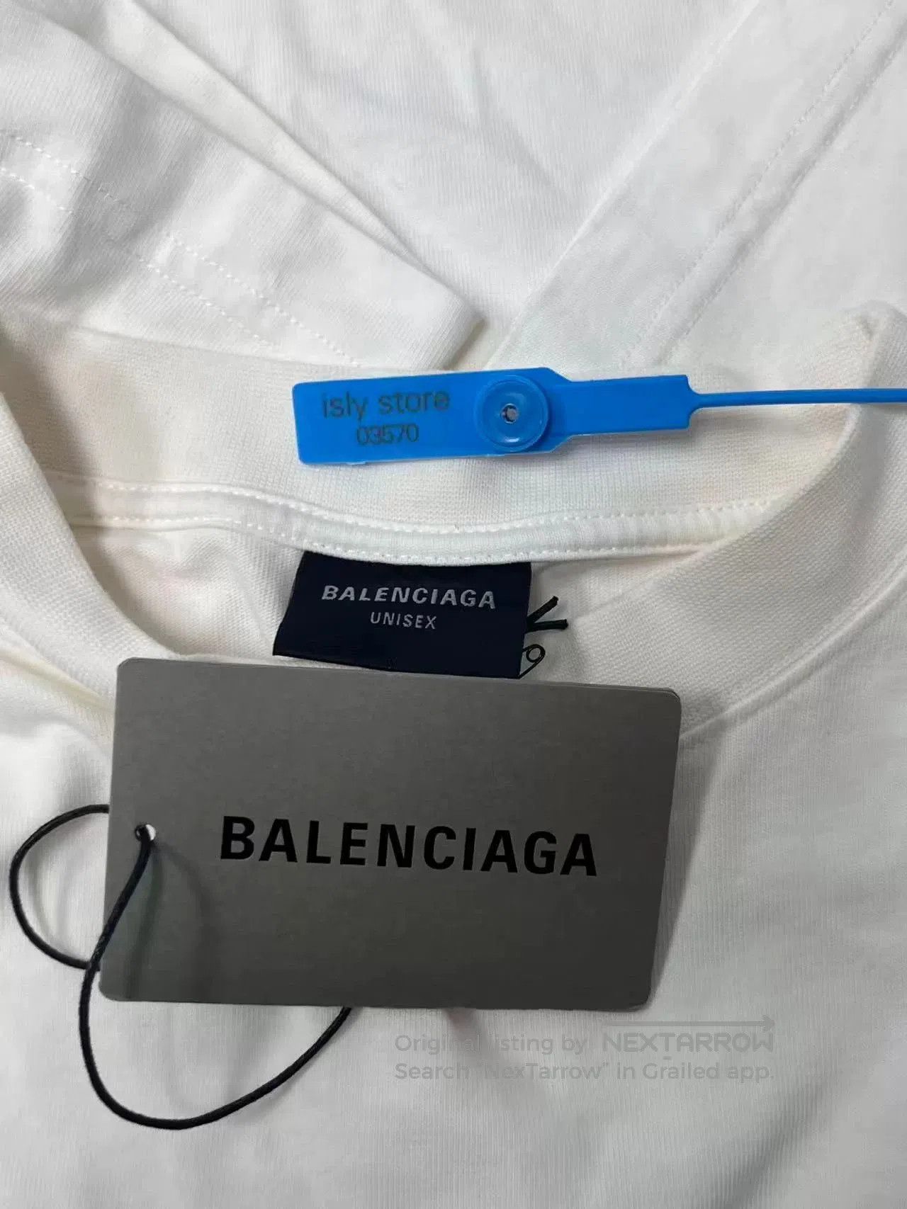 Balenciaga Balenciaga Logo Print Relaxed Unisex T-Shirt. Size US S / EU 44-46 / 1 - 5 Thumbnail