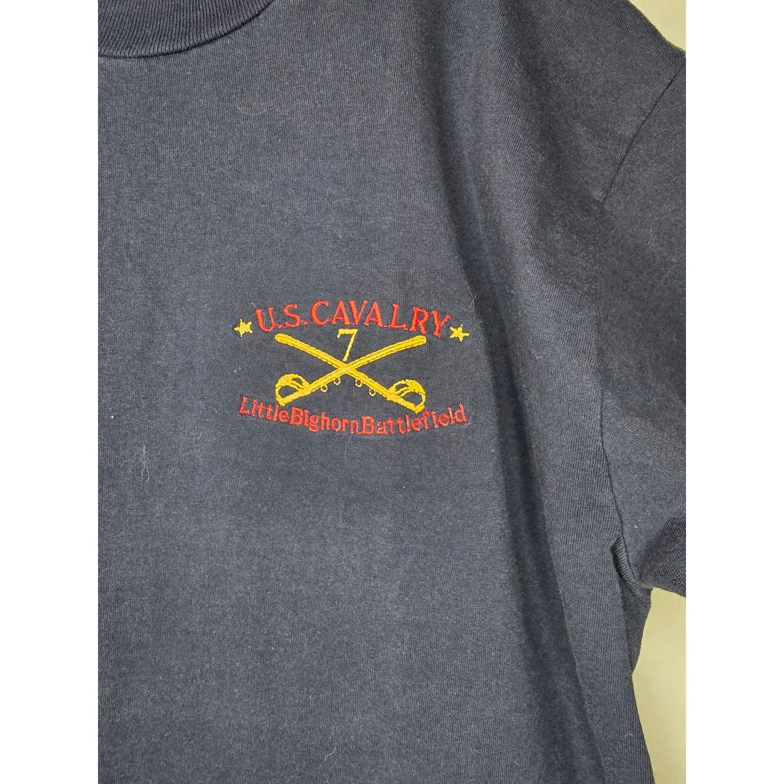Jerzees Vintage Little Big Horn Battlefield Shirt L U.S Calvary Tee Size US L / EU 52-54 / 3 - 3 Thumbnail