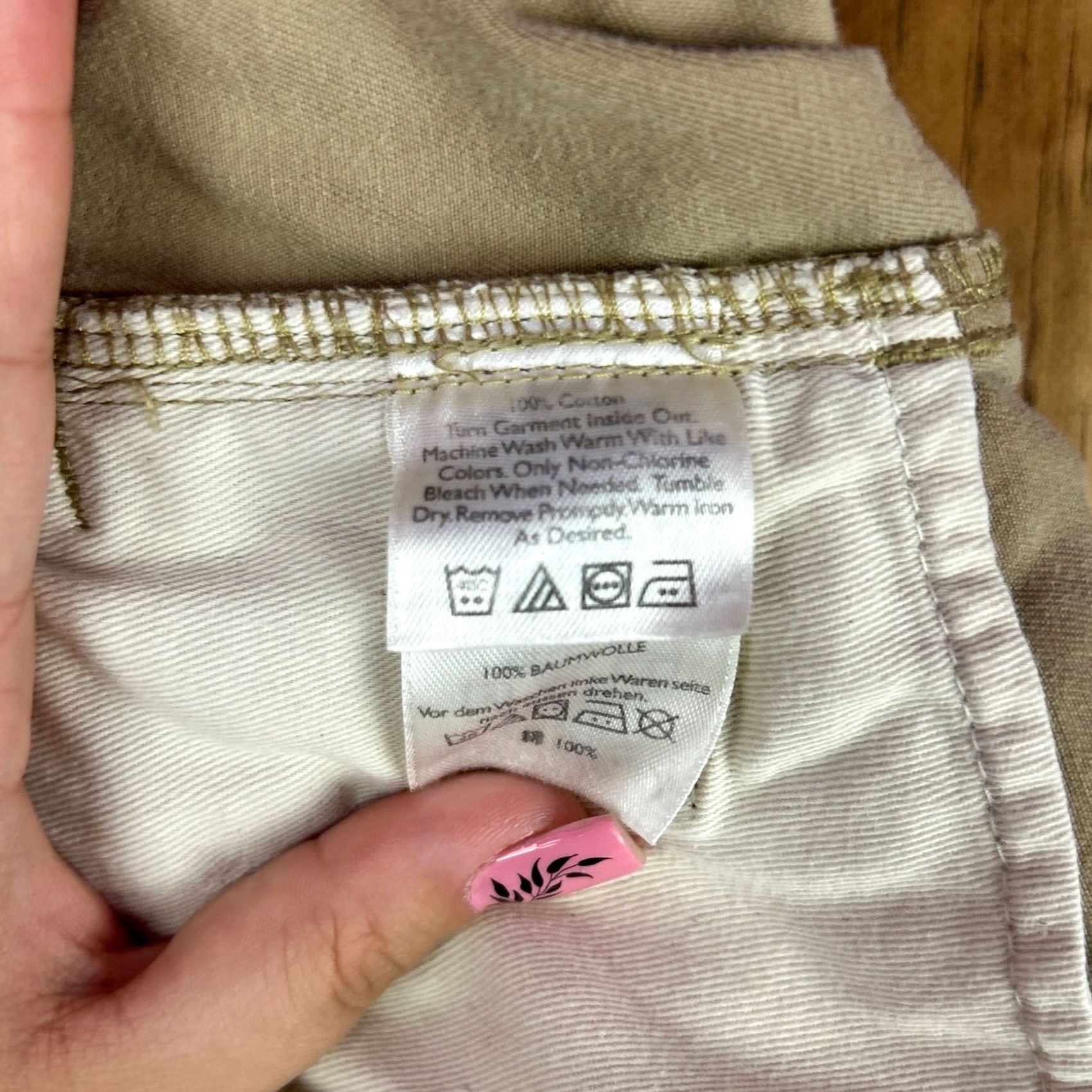 Eddie Bauer Eddie Bauer Mens Pants Tan Legend Wash Khakis 100% Cotton 34x32 34x30.5 Regular Rise Mid Inseam 30 Size US 34 / EU 50 - 5 Thumbnail
