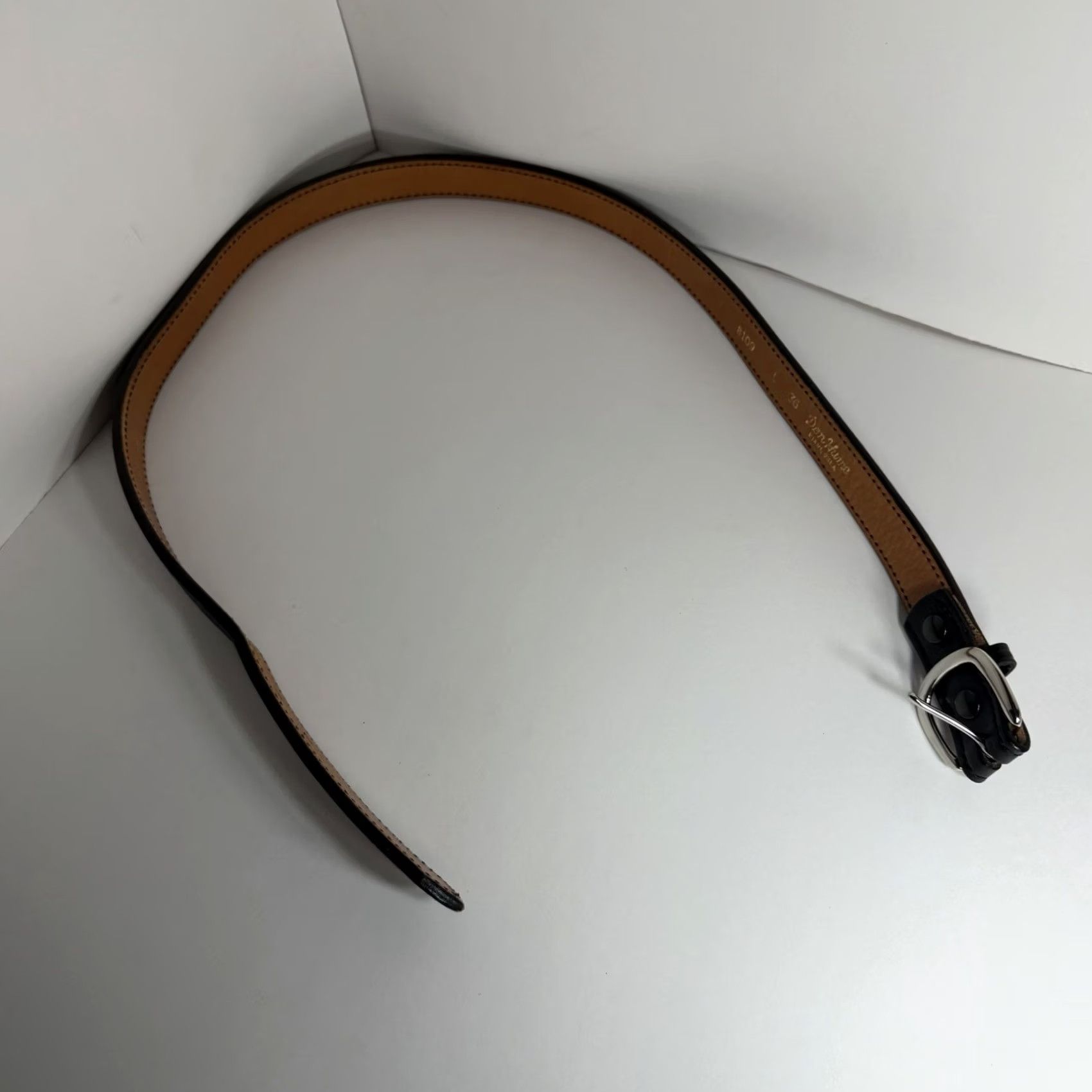 Vintage Don Hume Belt Western Leather 36 Black Mens B 109 Oklahoma Western Style Belt Size 36 - 6 Thumbnail