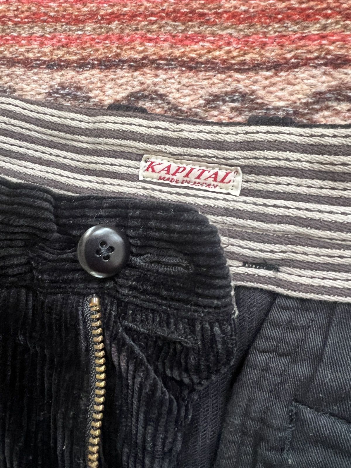 Kapital Kapital Corduroy Pants Black Size US 28 / EU 44 - 3 Thumbnail