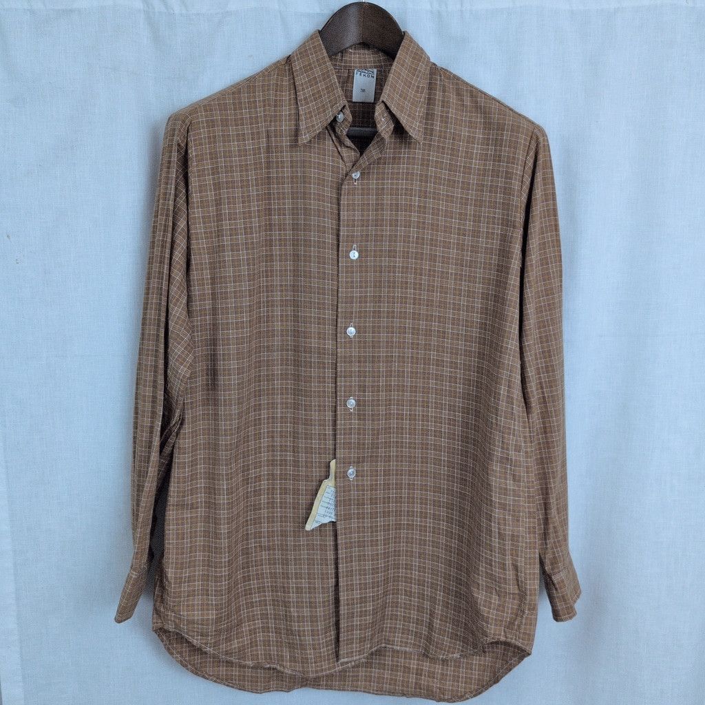 Vintage Deadstock Fekon Communist Ea Hungarian Plaid Shirt Small 38 Size US S / EU 44-46 / 1 - 4 Thumbnail