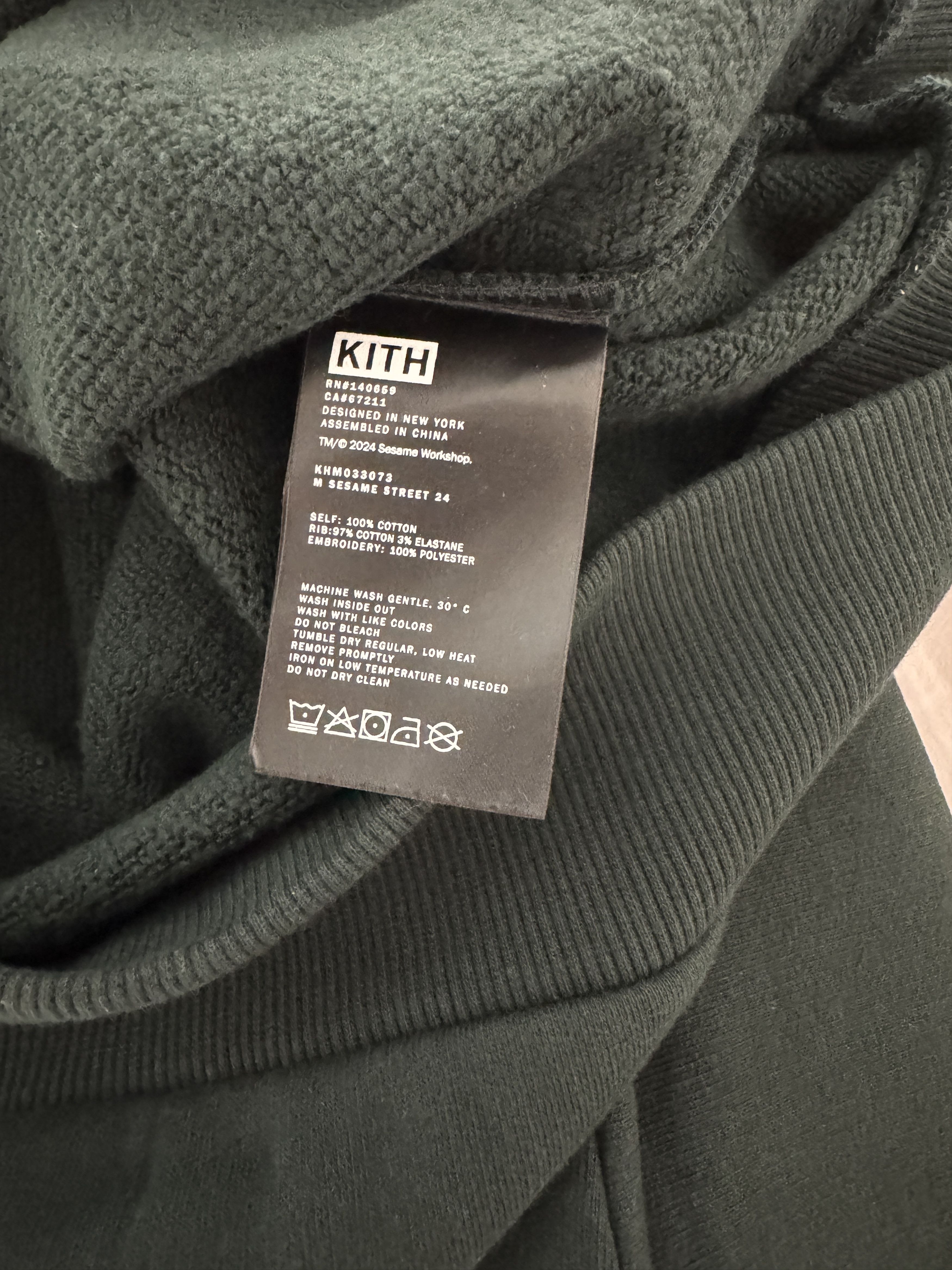Kith KITH x Sesame Street - Big Bird Nelson Sweatshirt Green Size US M / EU 48-50 / 2 - 10 Thumbnail