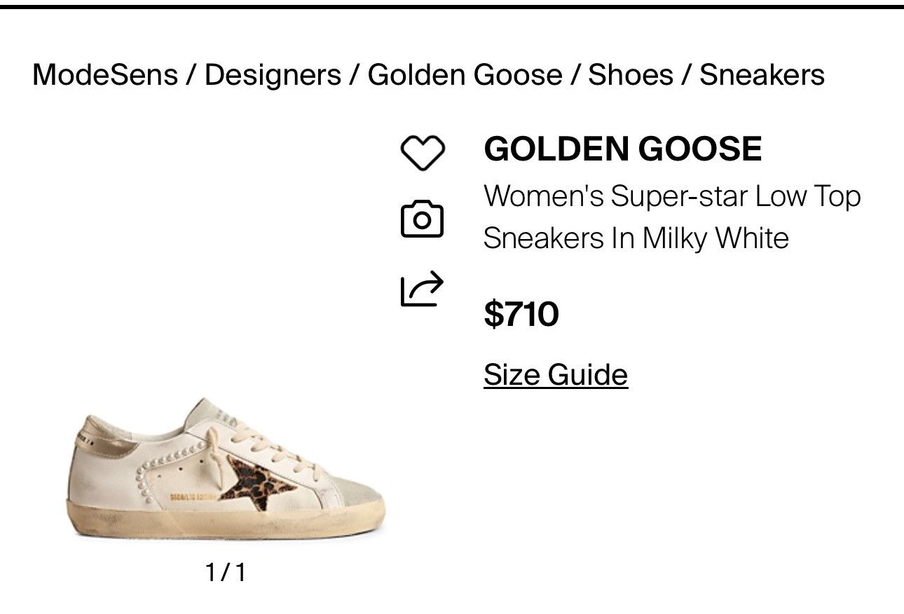 Golden Goose Golden Goose Lowtop Sneaker Size US 8 / IT 38 - 18 Thumbnail