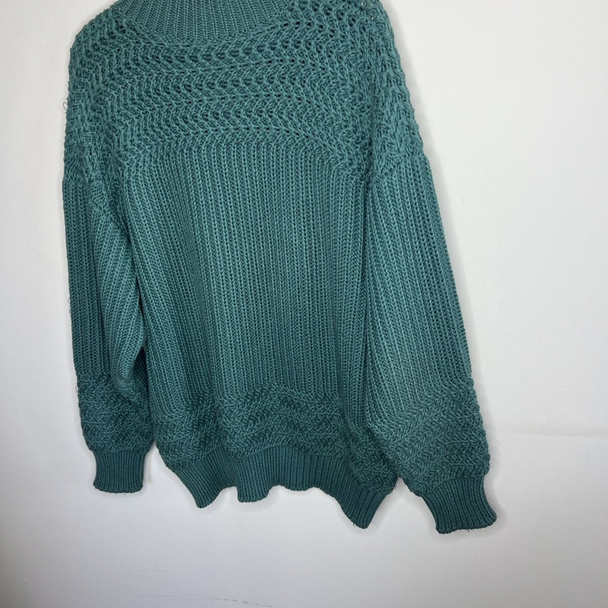 Jil Sander Jil Sander by Raf Simons 00s Raglan Ribbed Knit Sweater Size US L / EU 52-54 / 3 - 9 Thumbnail