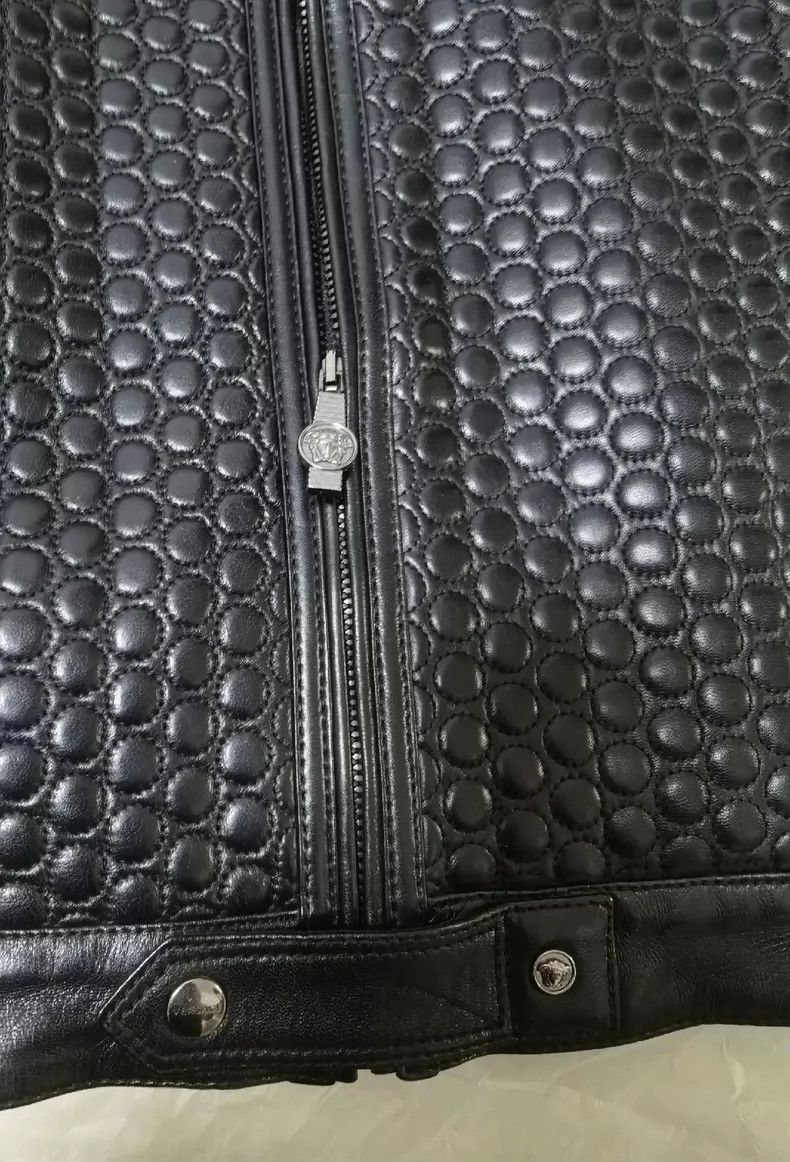 Versace Versace Jacket with thin cotton leather Size US M / EU 48-50 / 2 - 7 Thumbnail